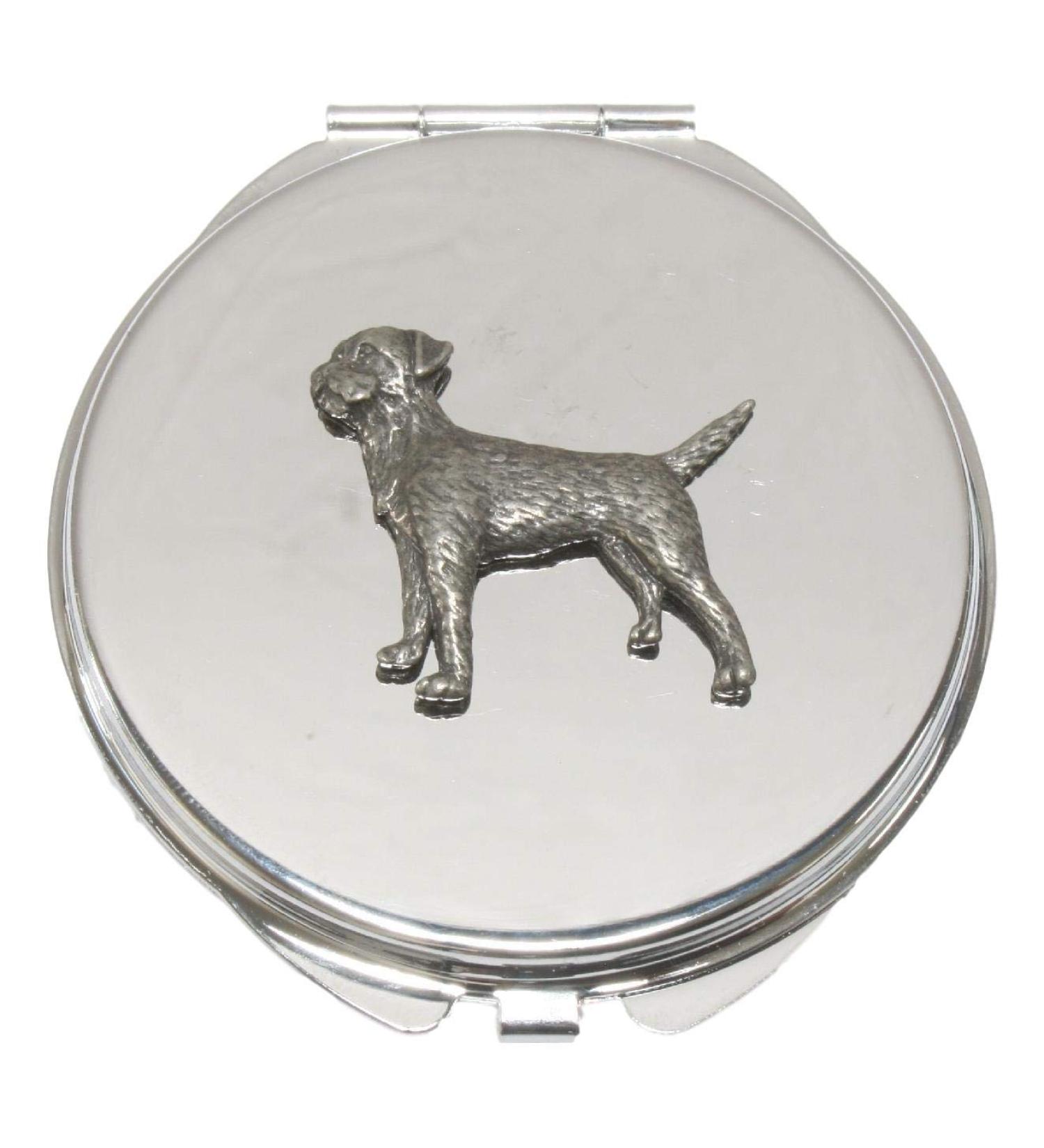 Border Terrier Compact Mirror Handbag Gift With Free Engraving 37 - Buy Online on GoSupps.com