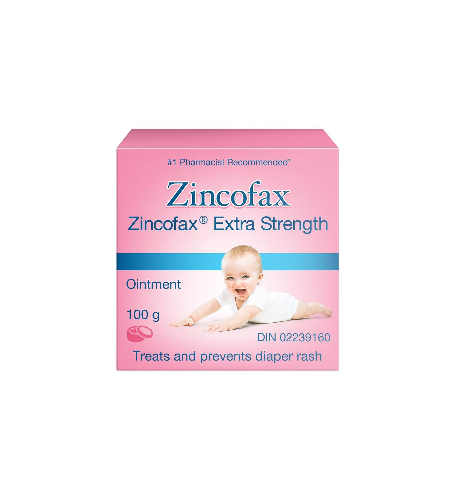 ZINCOFAX 'EXTRA STRENGTH' Ointment for Treatment  Healing and Prevention of SEVERE DIAPER RASH 100 g
