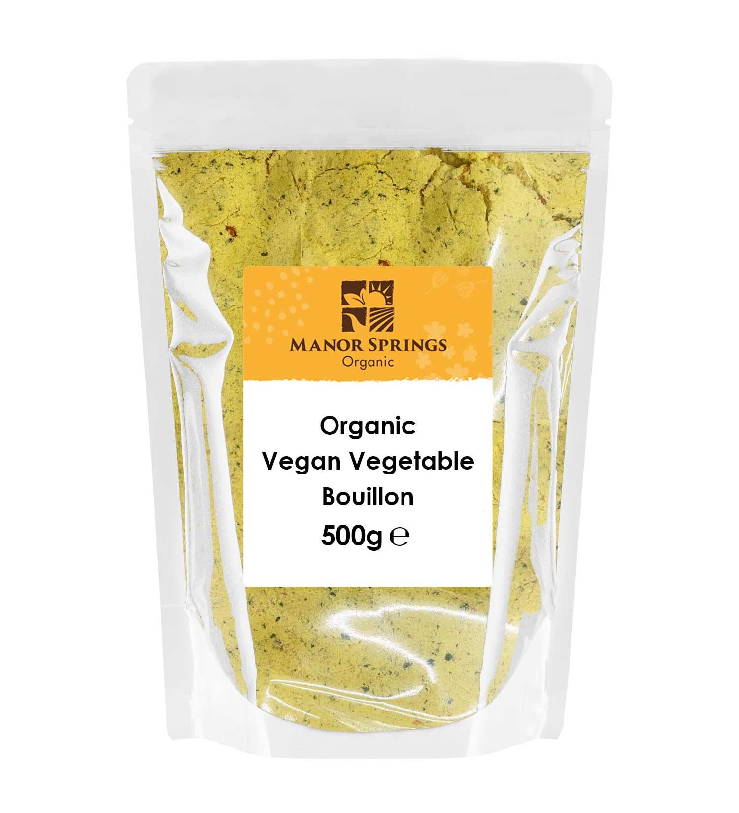 Organic Vegan Vegetable Bouillon 500g by Manor Springs Organic - Buy Online on GoSupps.com