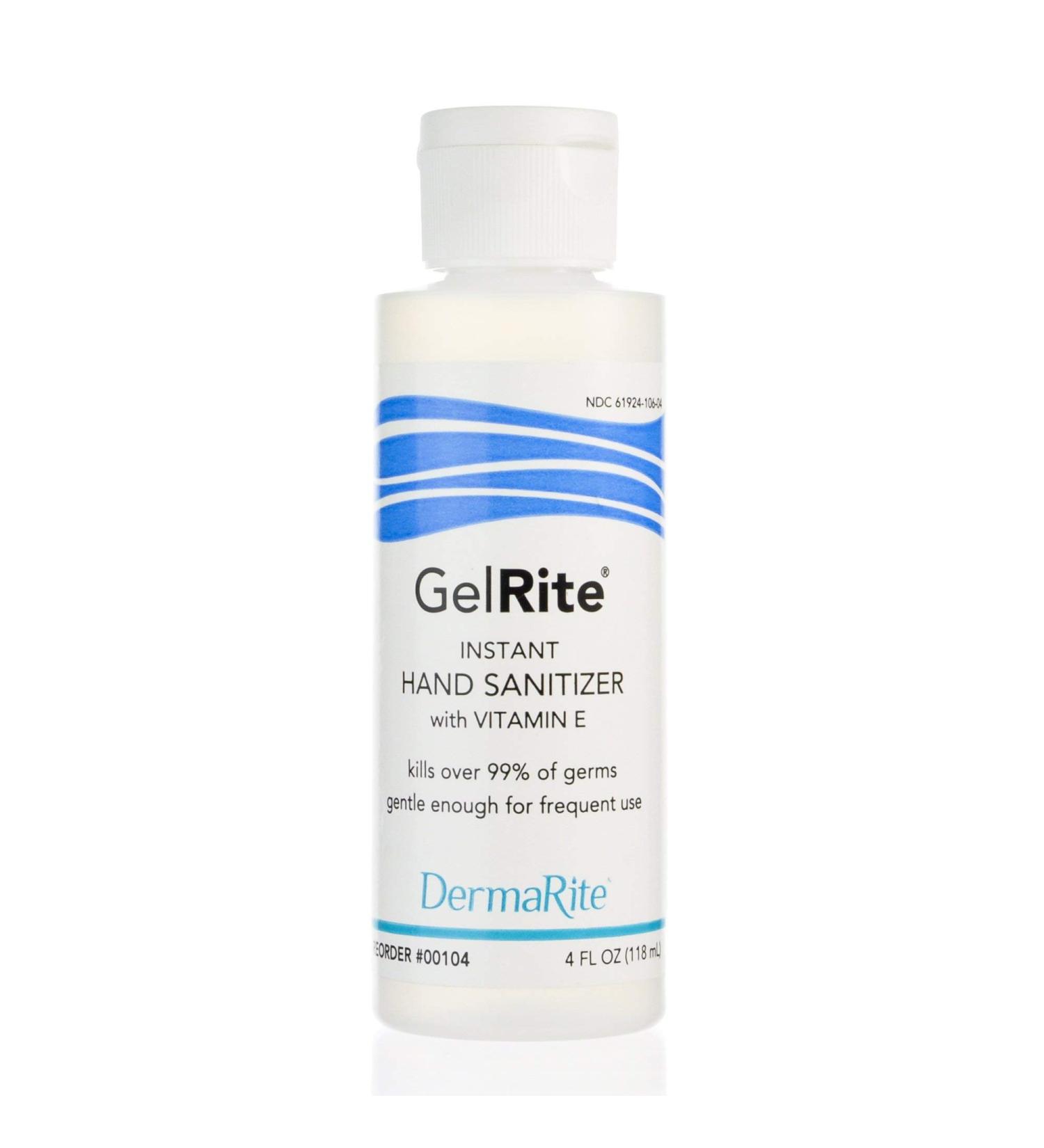 GelRite Hand Sanitizer 4 OZ - Instant Hand Sanitizer Gel for On-the-Go Protection - Buy Online on GoSupps.com