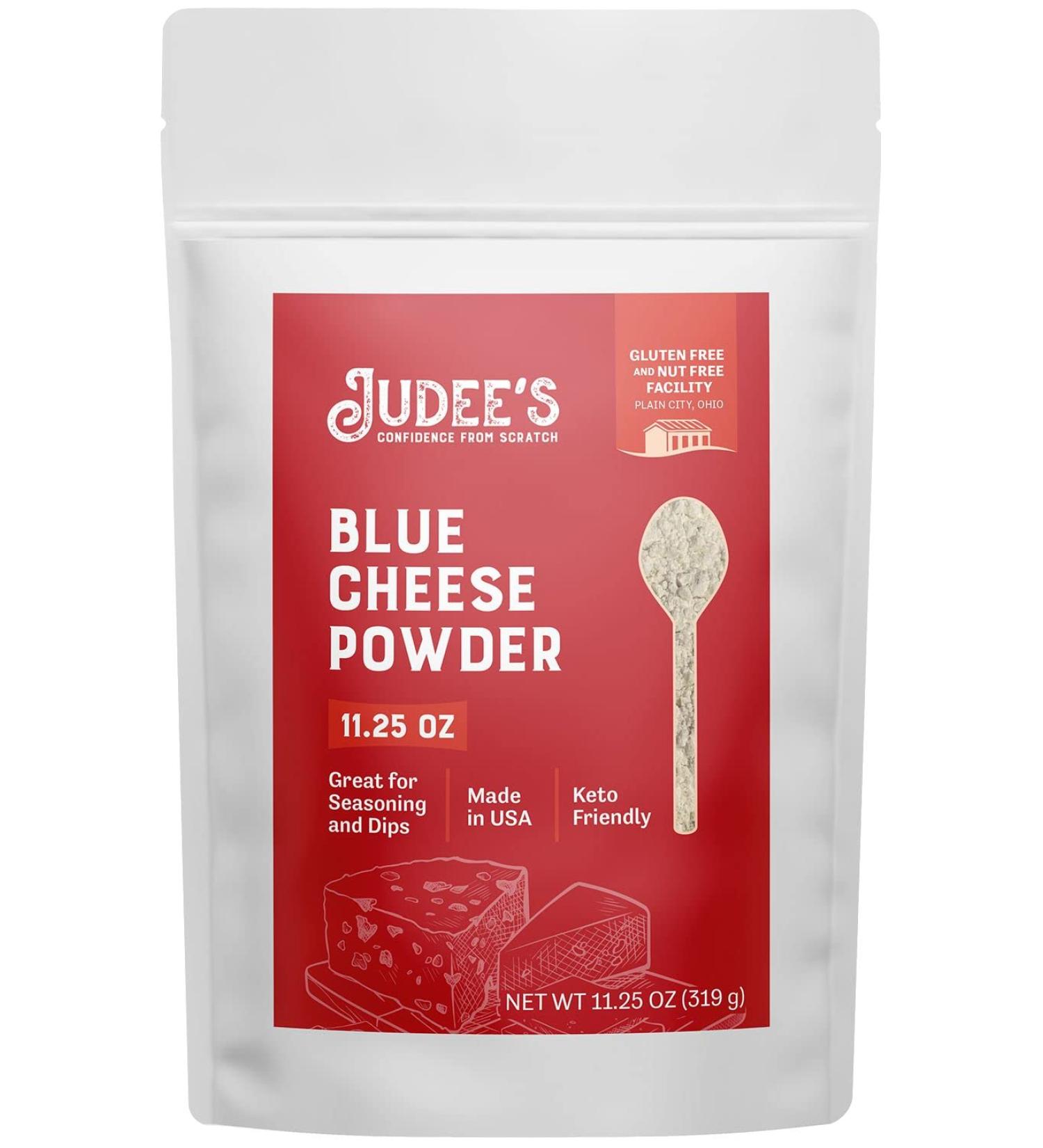 Judee's Blue Cheese Powder 11.25 oz - Gluten-Free & Nut-Free - Made in USA - Ideal for Seasonings, Dressings, Dips & Sauces - Buy Online on GoSupps.com