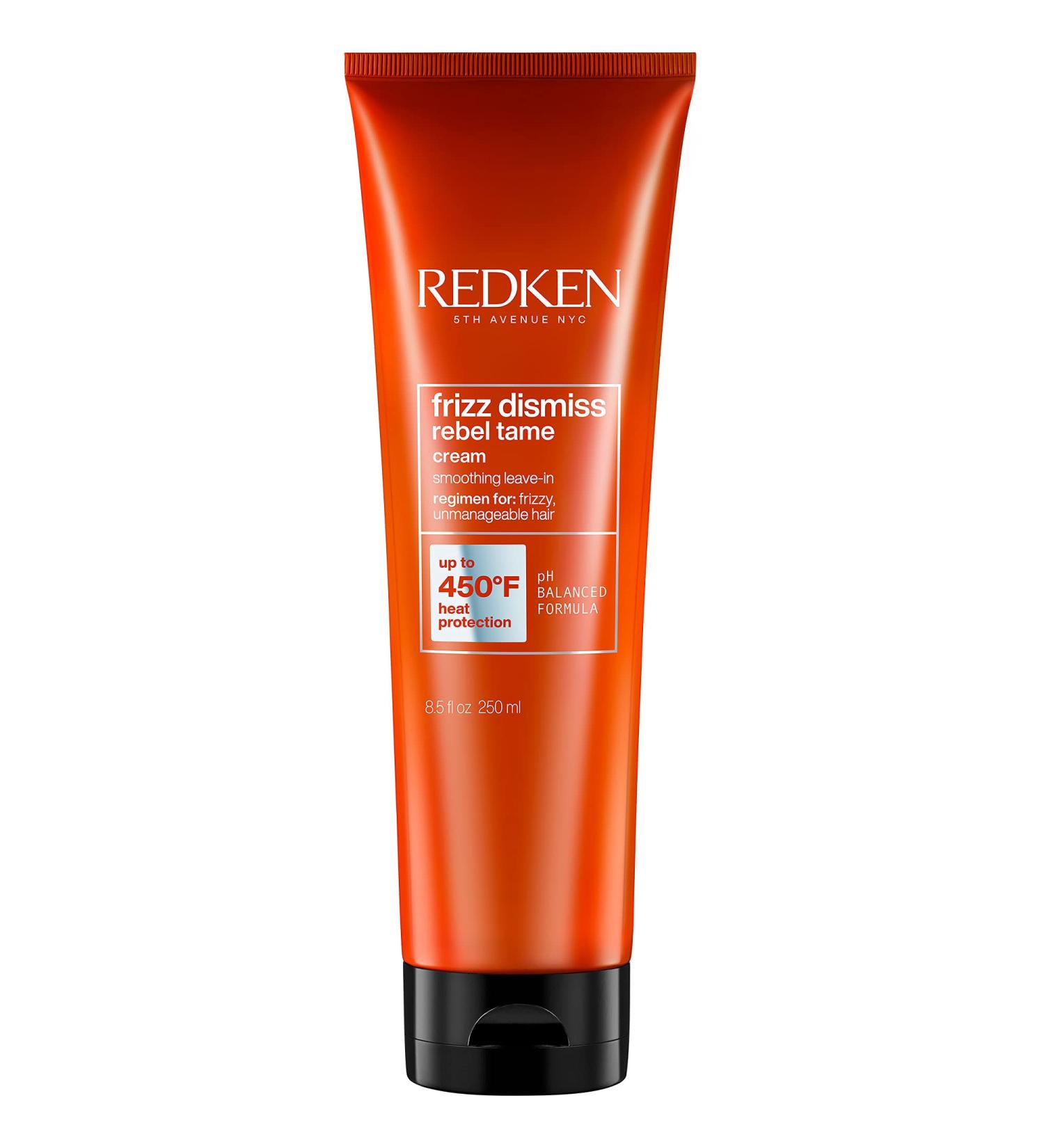 Redken Frizz Dismiss Rebel Tame Heat Protective Leave-In Cream 6.8 Fl. Oz - Sulfate Free Formula for Frizzy Hair | Protect Against Frizz - Buy Online on GoSupps.com