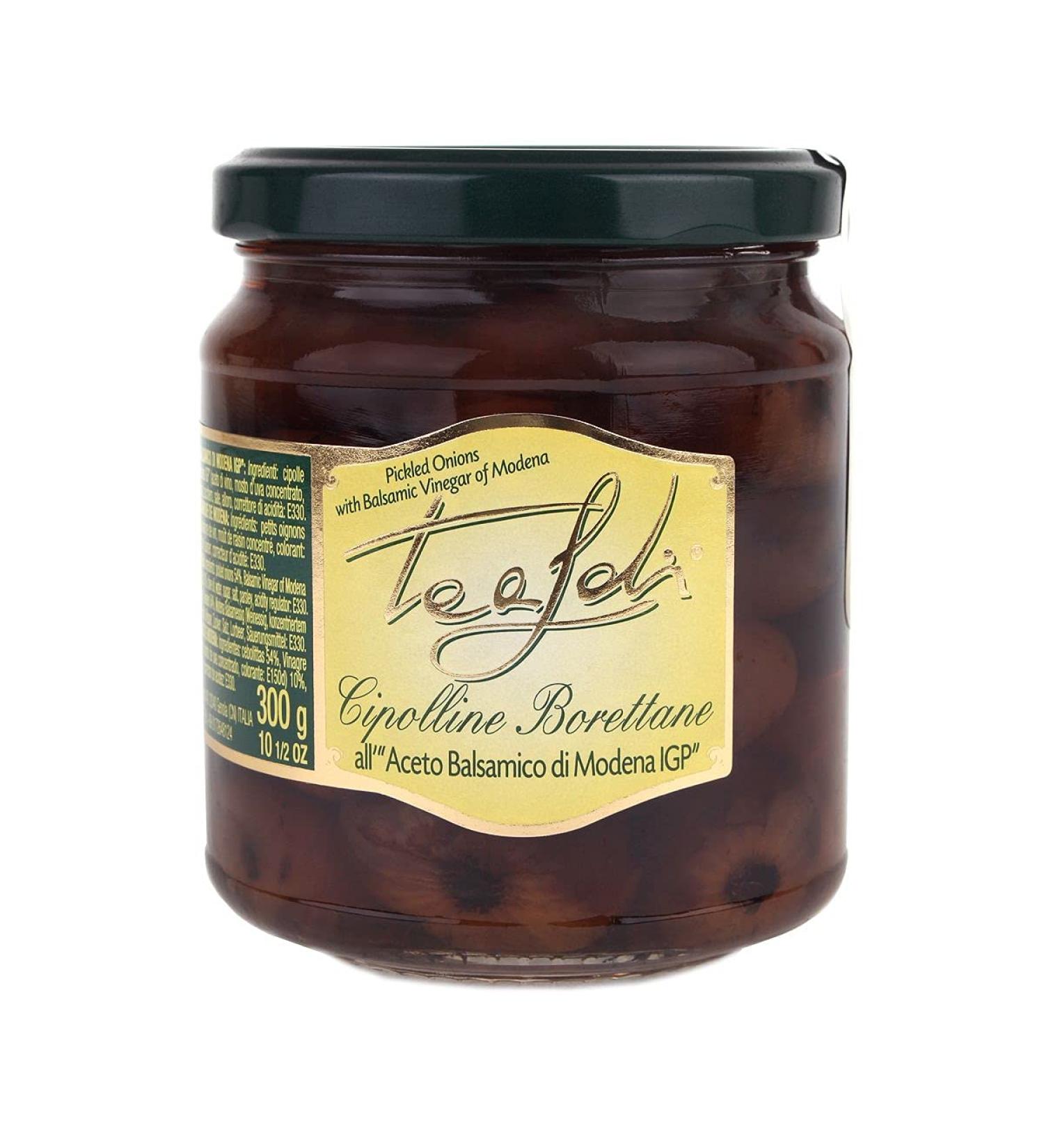 Buy Taldi Borettane Onions in Balsamic Vinegar - 300g Glass Jar | Authentic Italian Delicatessen - Buy Online on GoSupps.com