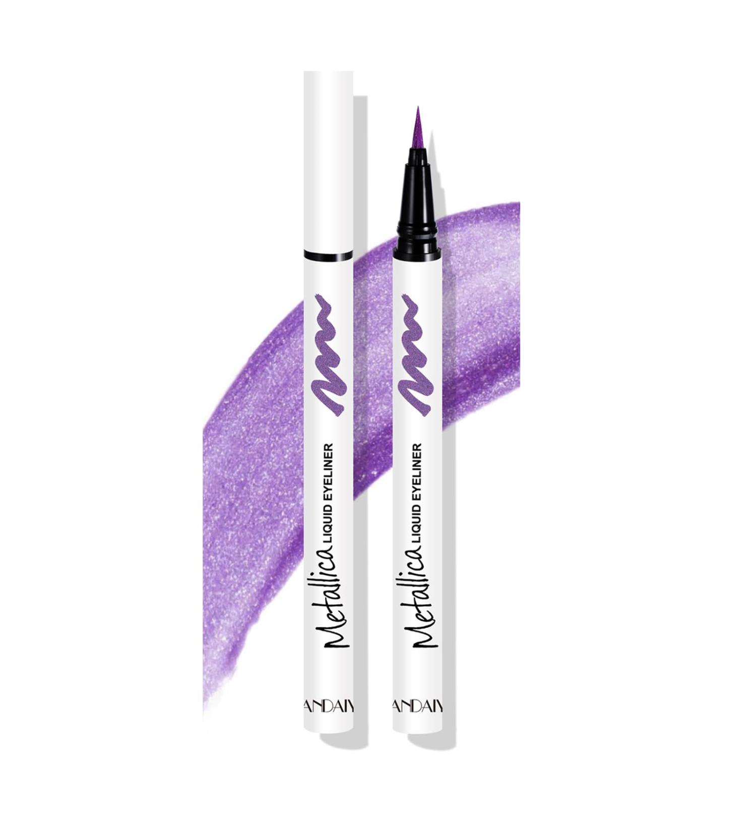 Waterproof Glitter Liquid Colored Eyeliner Colorful Eye Liners for Women Waterproof Smudge Proof Eyeliner Pen Personalized Highlight Makeup 04 - Buy Online on GoSupps.com