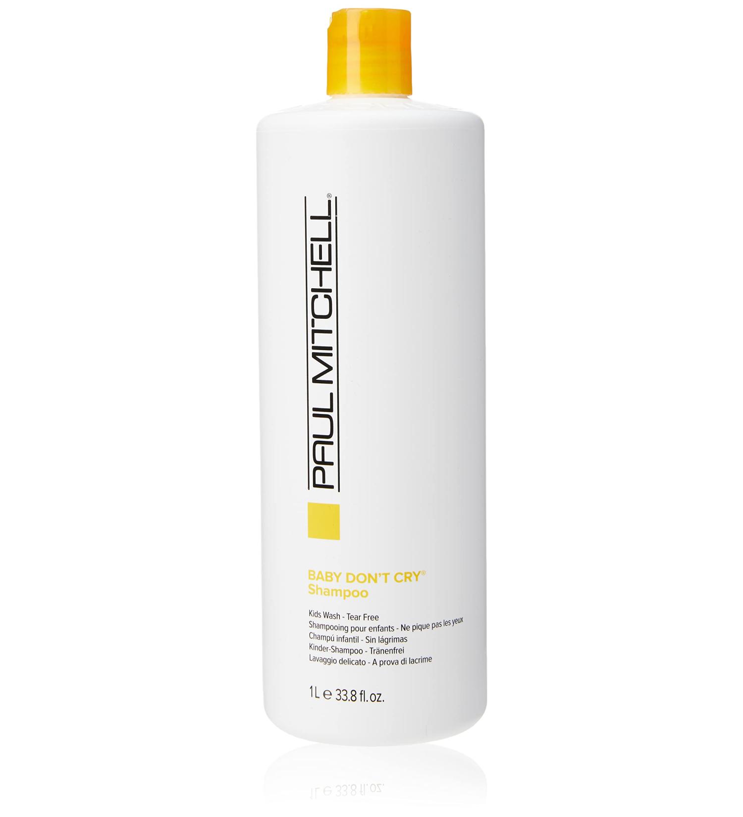 Paul Mitchell Baby Dont Cry Shampoo, Kids Wash, Tear Free, For All Hair Types 33.8 Ounce