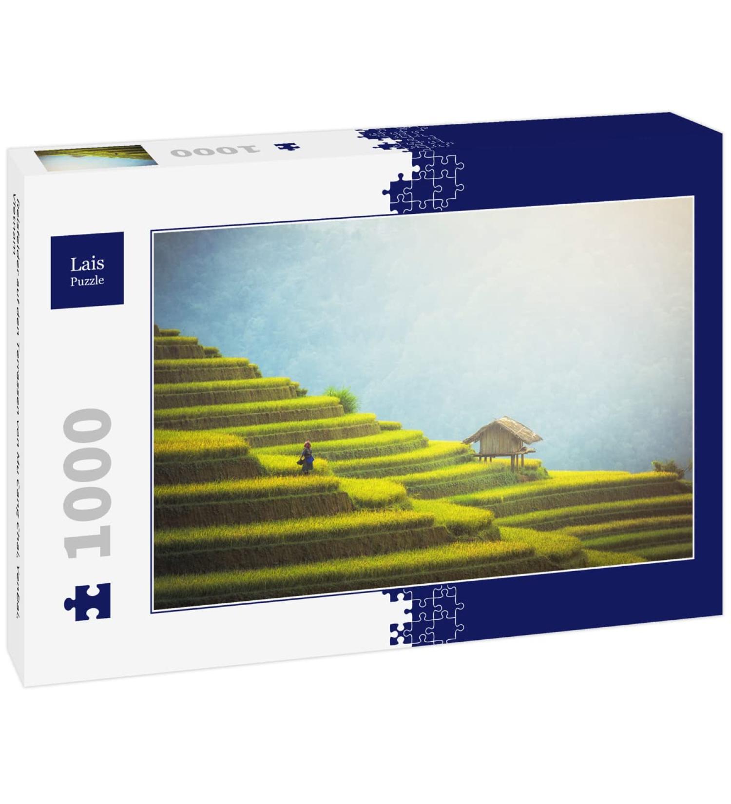 Lais Puzzle Rice fields on the terraces of Mu Cang Chai YenBai Vietnam 1000 pieces - Buy Online on GoSupps.com