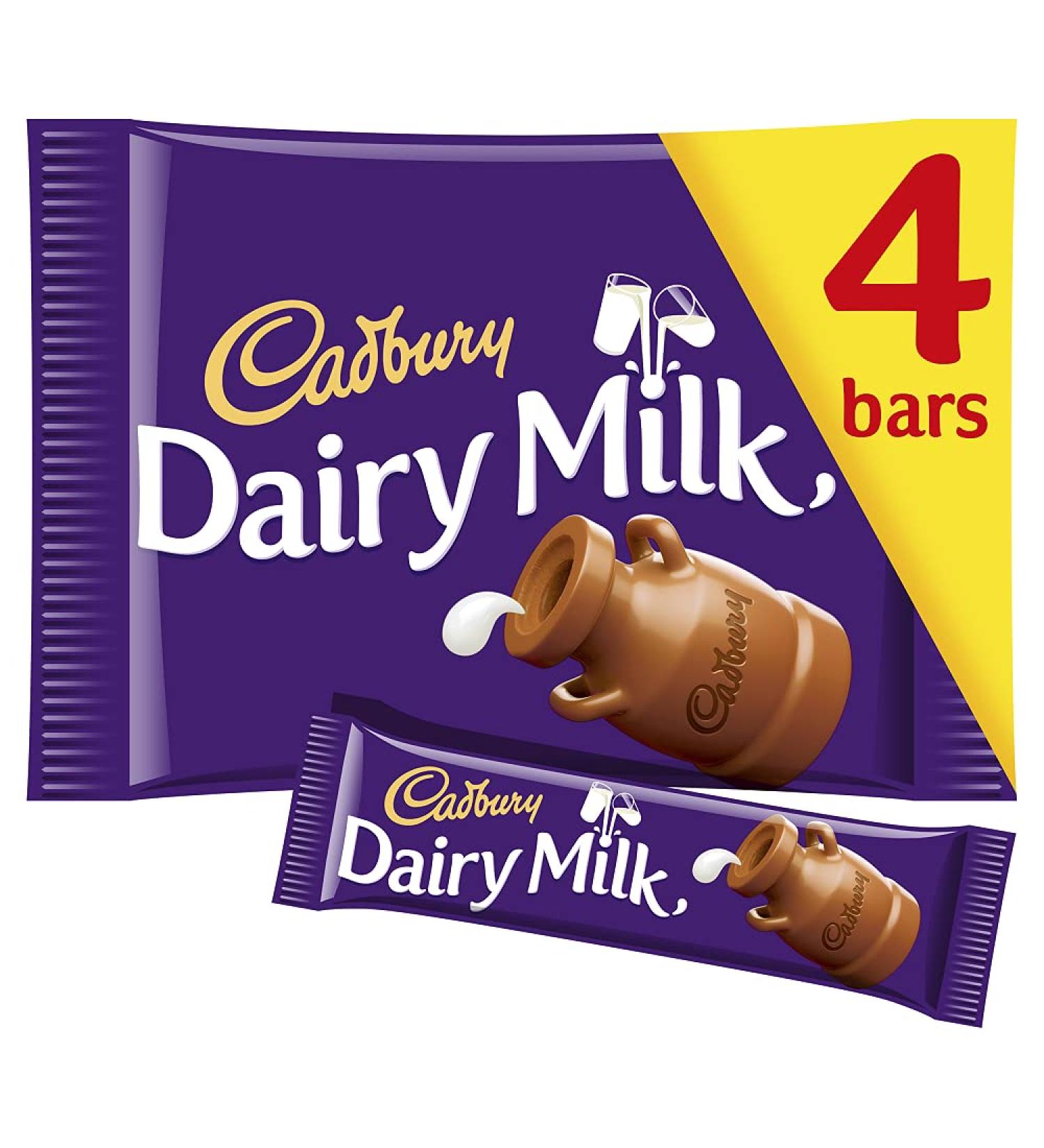 Cadbury Cadbury Vollmlich Riegel Travel Treats 4 x 36 g