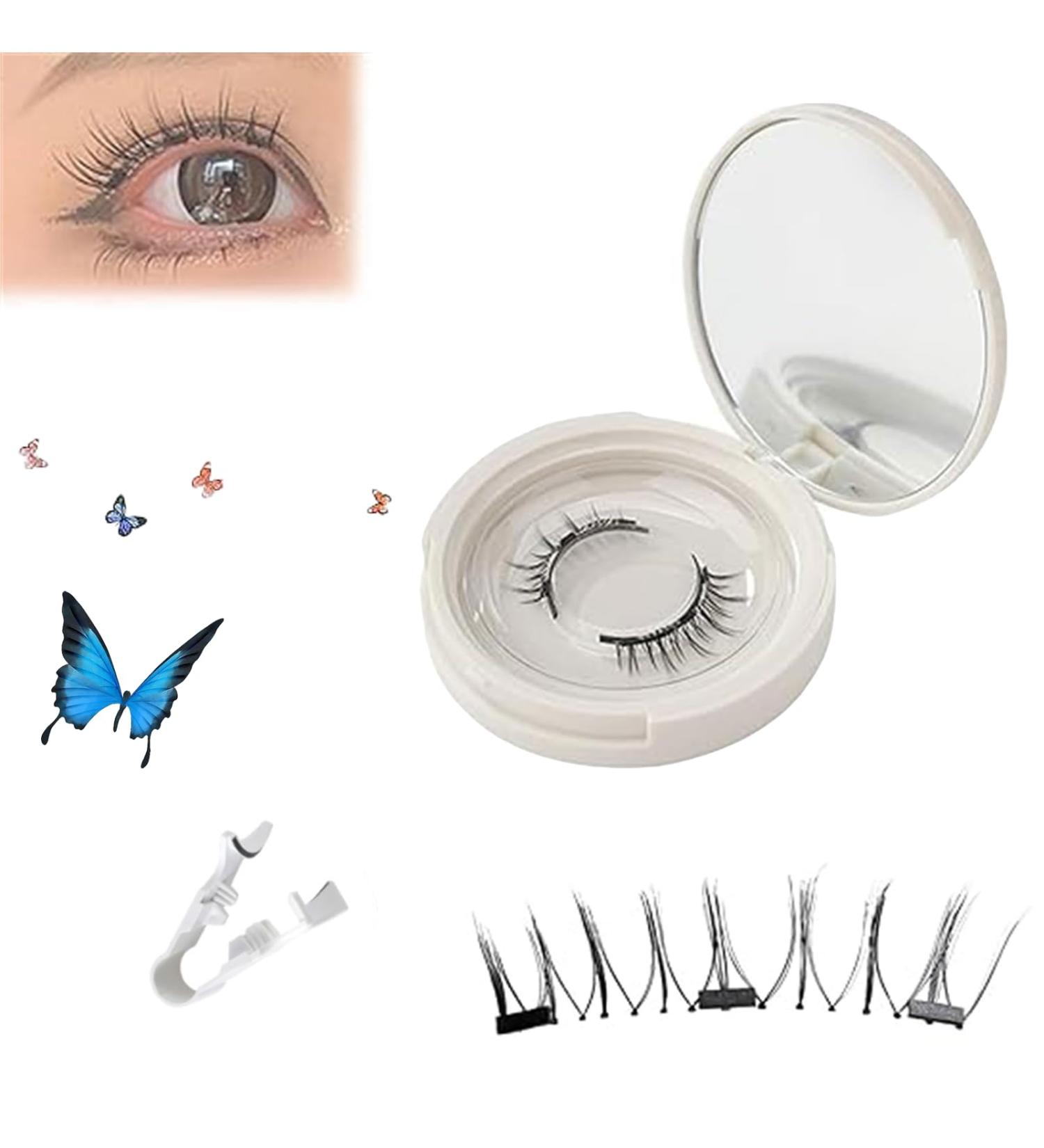 Crafty Magnetic Eyelashes Magnetic Eyelashes Viral Magnetic Lashes No Glue Needed Magnetic Eyelashes Kit Easy To Wear And Remove Reusable (EM09) - Buy Online on GoSupps.com