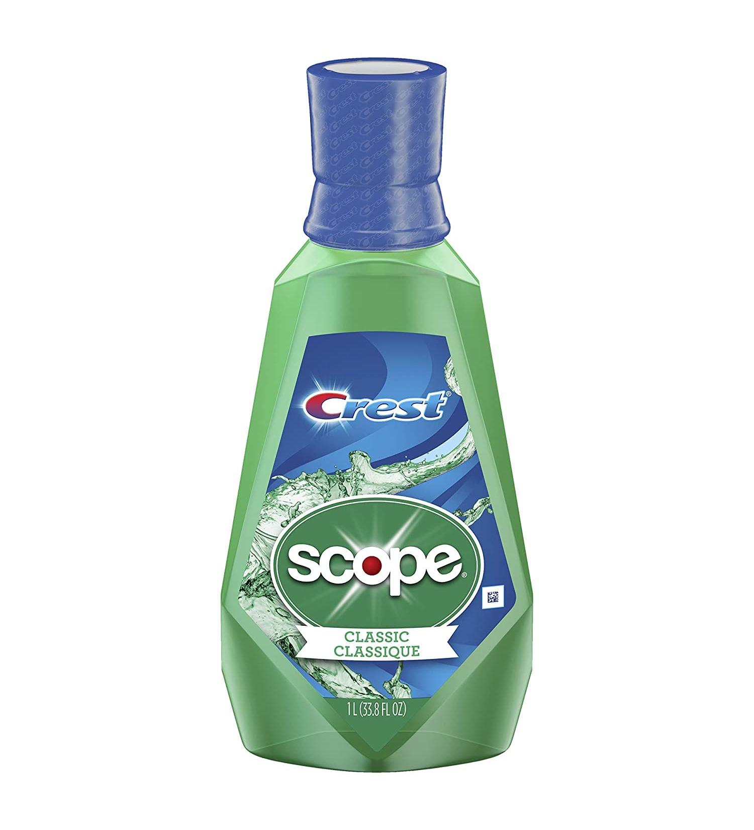 (2-Pack) Crest Scope Classic Mouthwash - 33.8 oz (1L - Buy Online on GoSupps.com