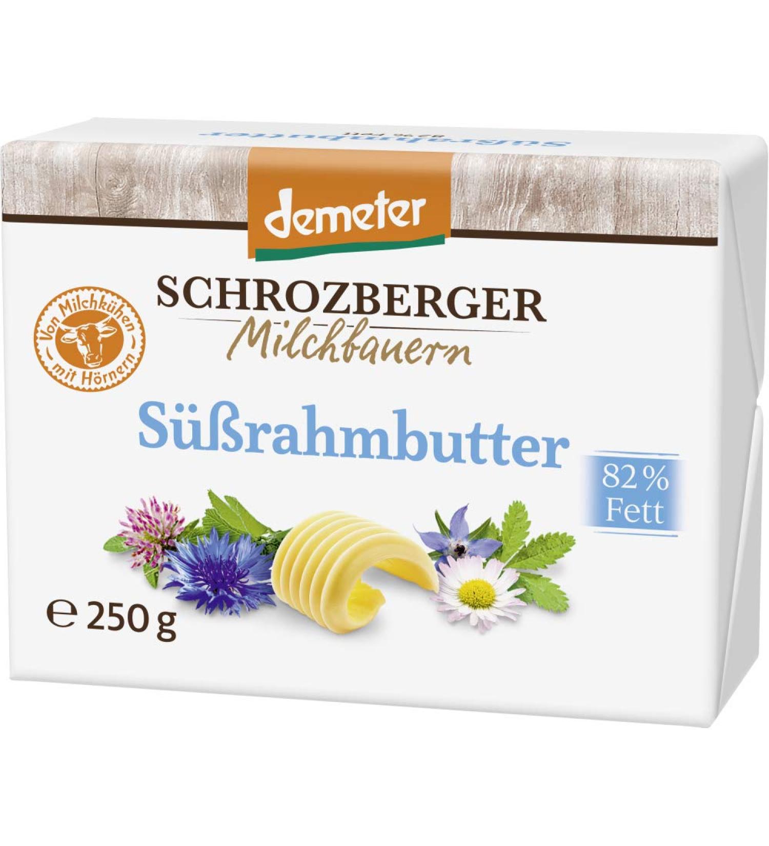 Schrozberg Organic Sweet Cream Butter (6 x 250 gr)