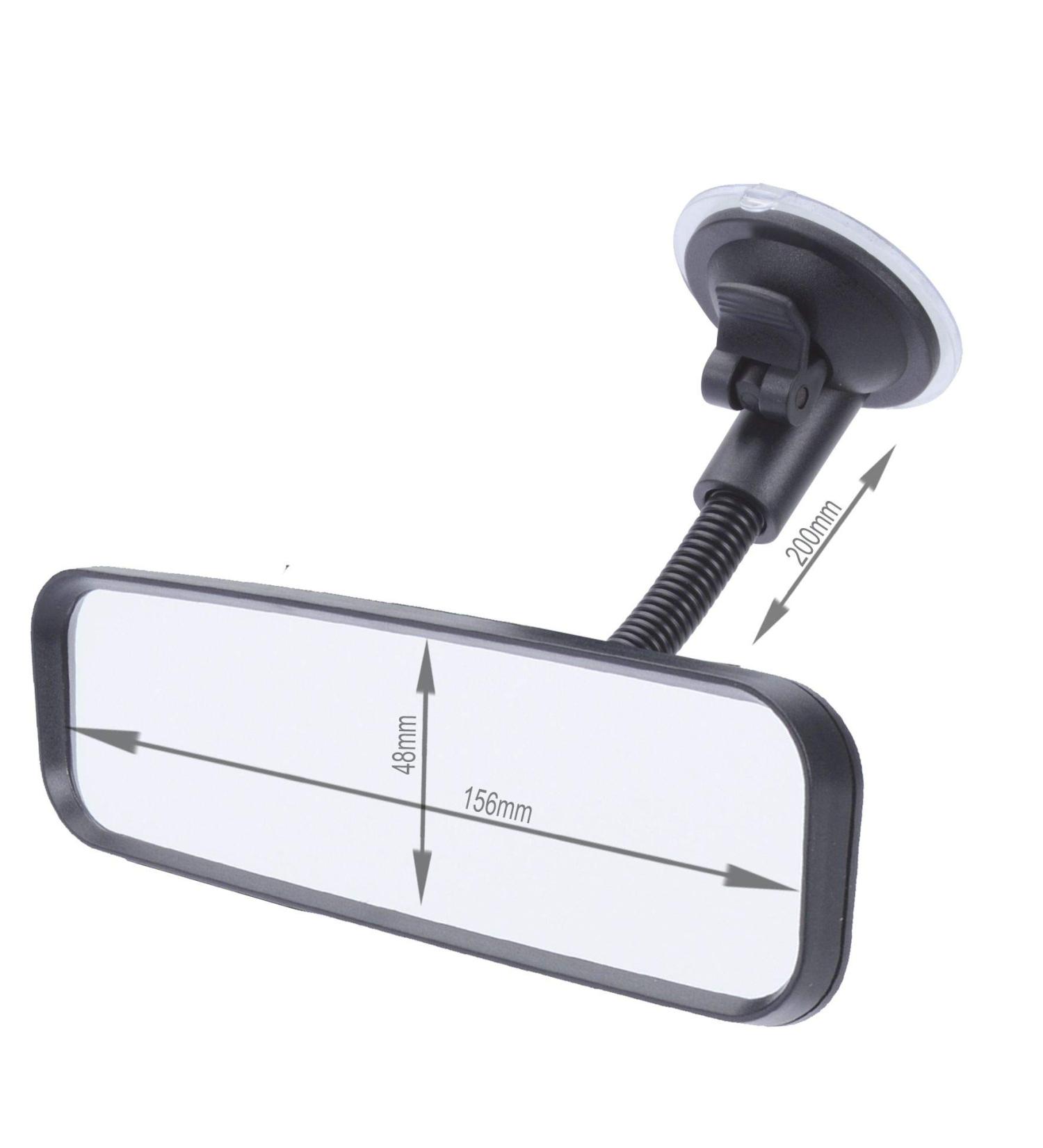 CS Carstylingshop Interior Mirrors - Dead-Angle Mirror with 200mm Swan Neck for Child Observation & Driving School - Buy Online on GoSupps.com
