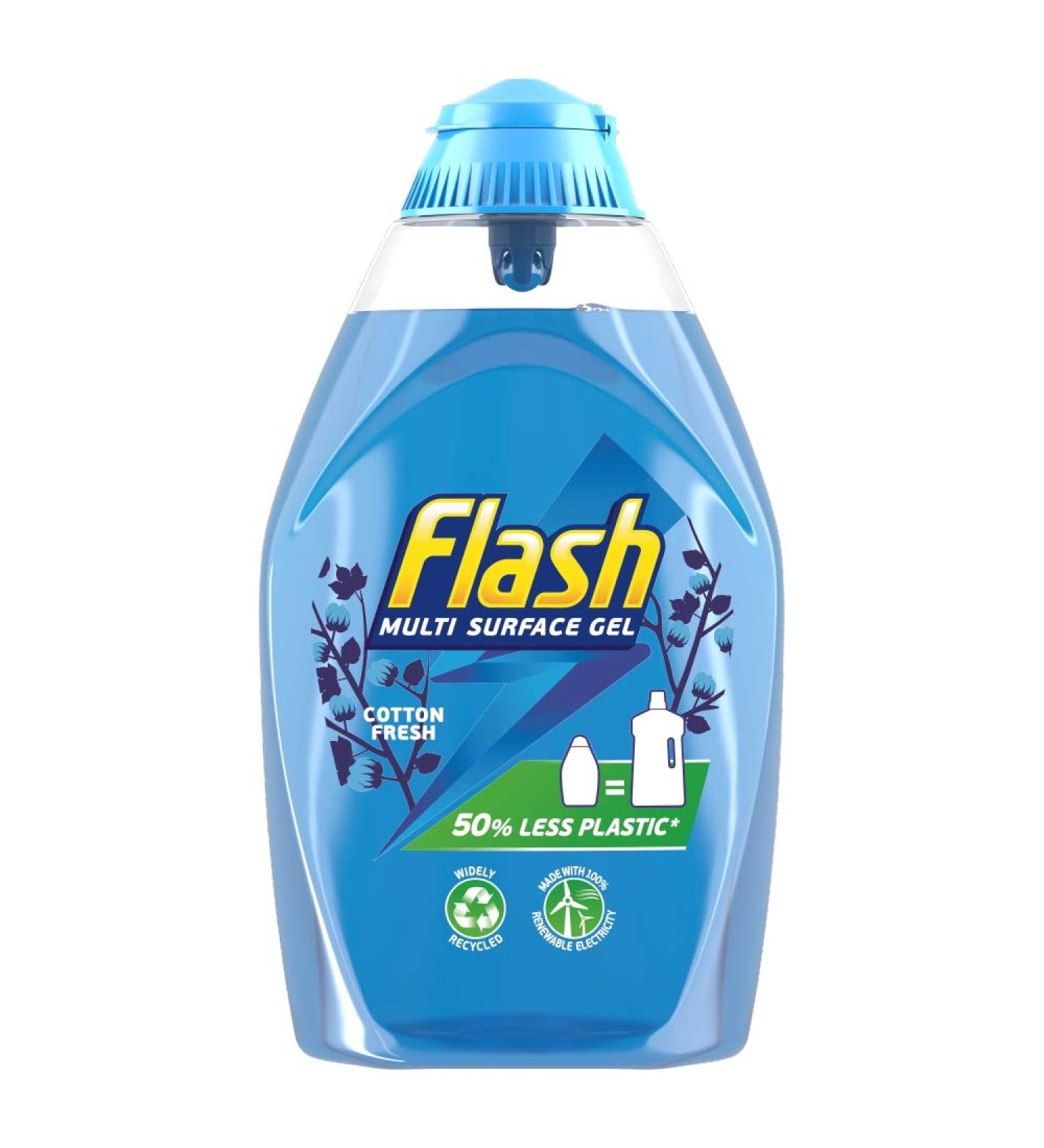 Flash Multi Surface Cleaning Gel Cotton Fresh 600ml