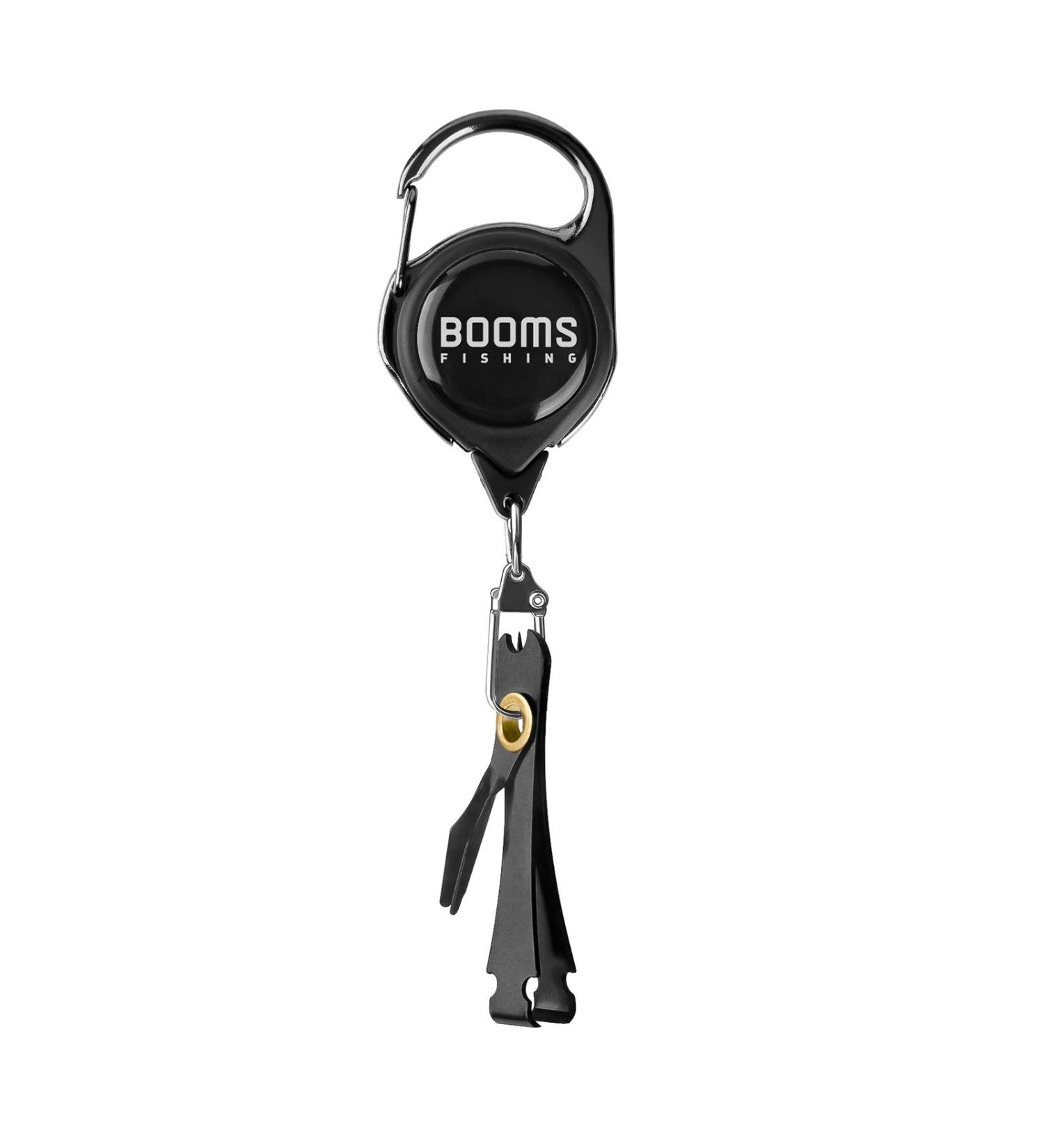 Booms Fishing FC2 Knot Tying Tool & Line Cutter with Retractor | Fishing Clippers - Black - Buy Online on GoSupps.com