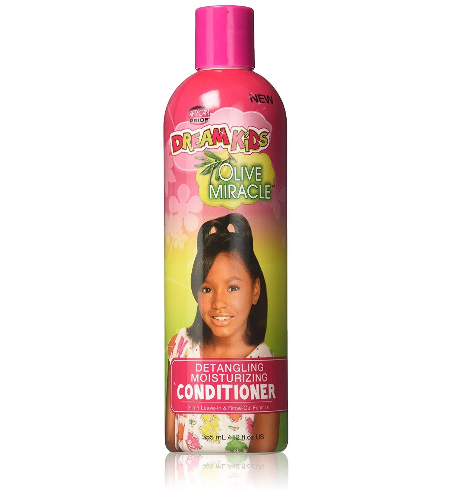 African Pride Dream Kids Olive Miracle Conditioner 355ml - Best Detangling & Moisturizing for Kids | International Shipping - Buy Online on GoSupps.com