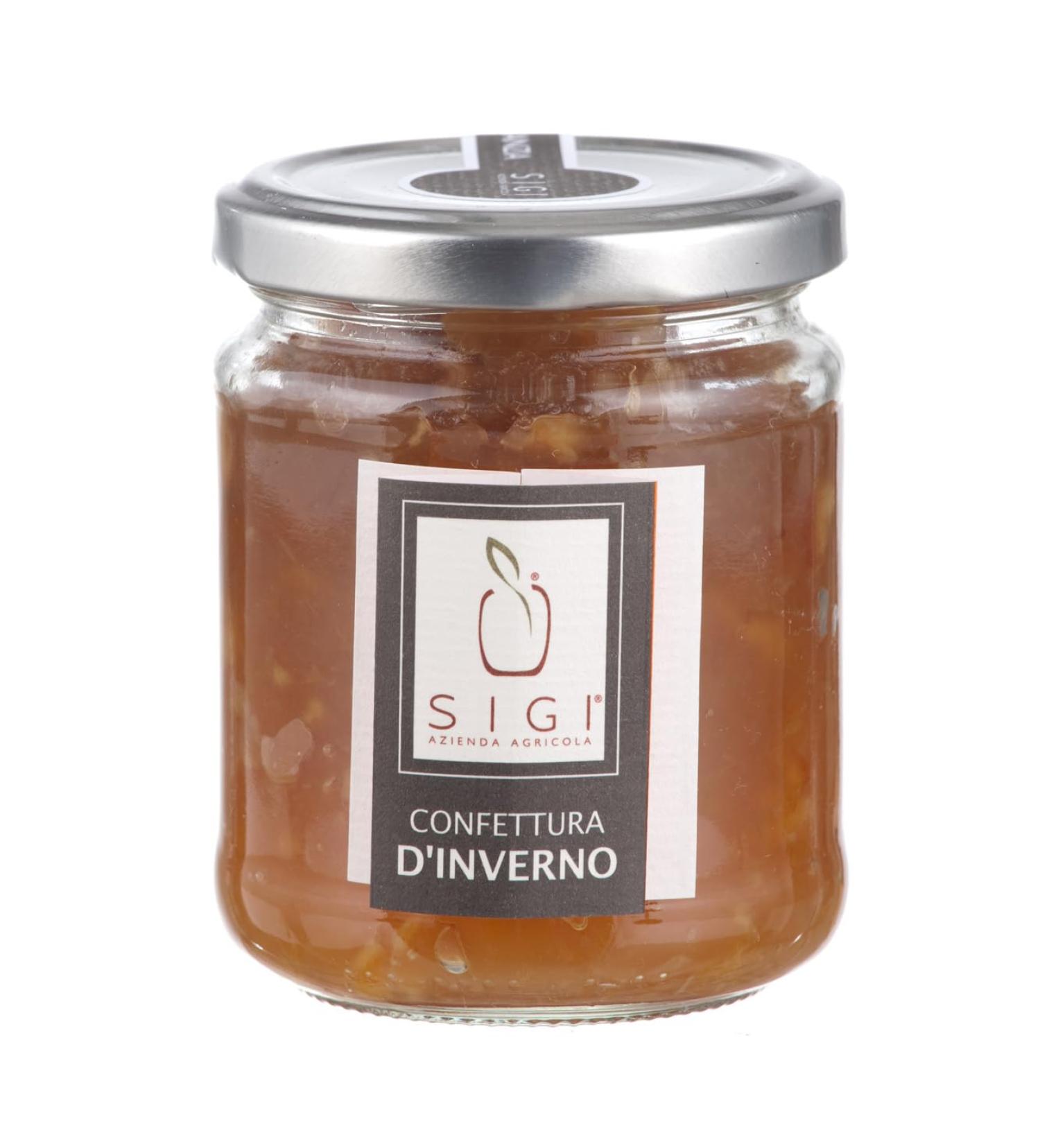 LOSTIVALE Mela Pera Winter Design Glass 220 g Hammered Orange - Buy Online on GoSupps.com