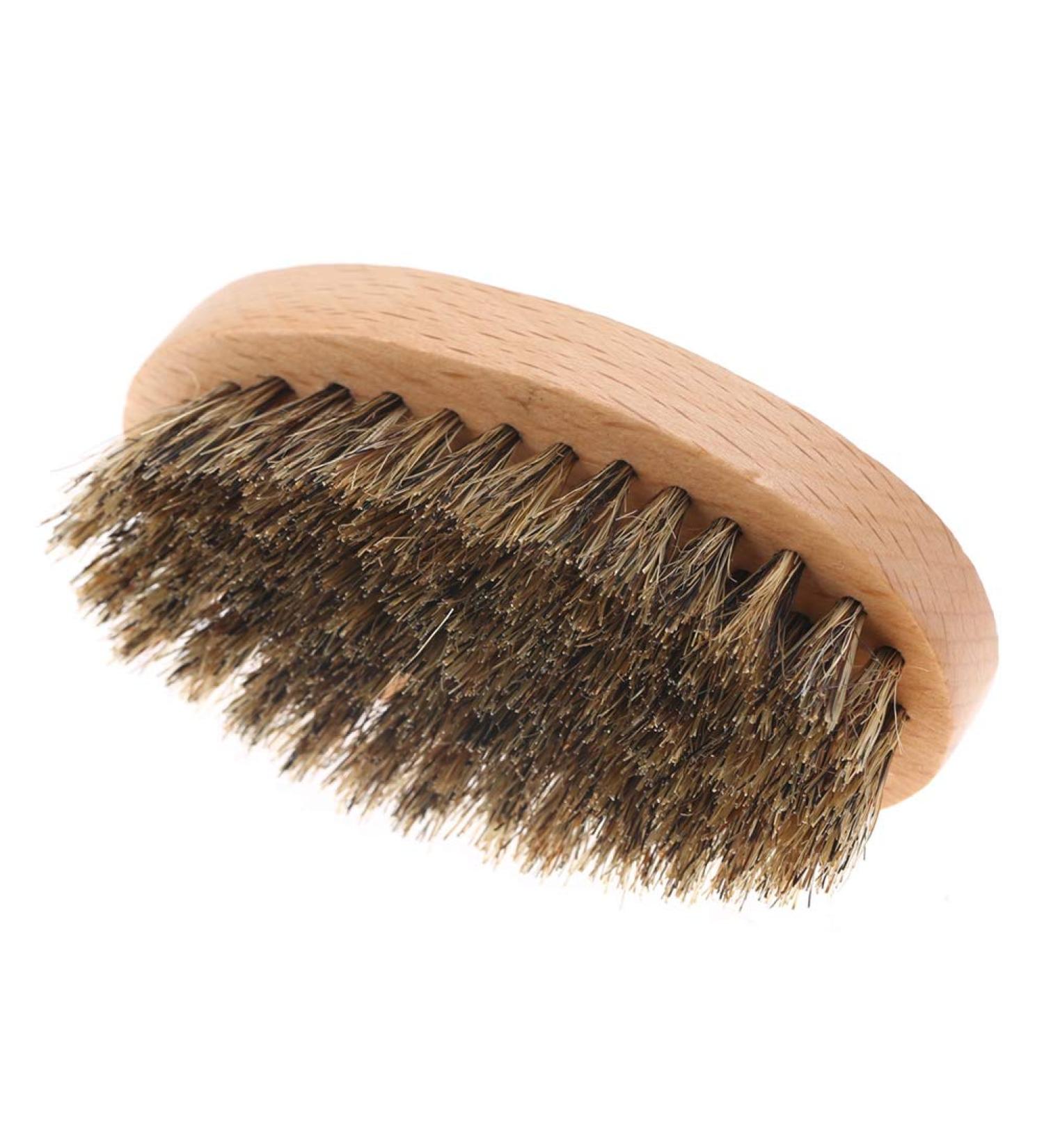 Buy Dekaim Men's Shaving Brush - Oval Beard & Mustache Cleaning Brush for Perfect Shave | International Shipping Available - Buy Online on GoSupps.com