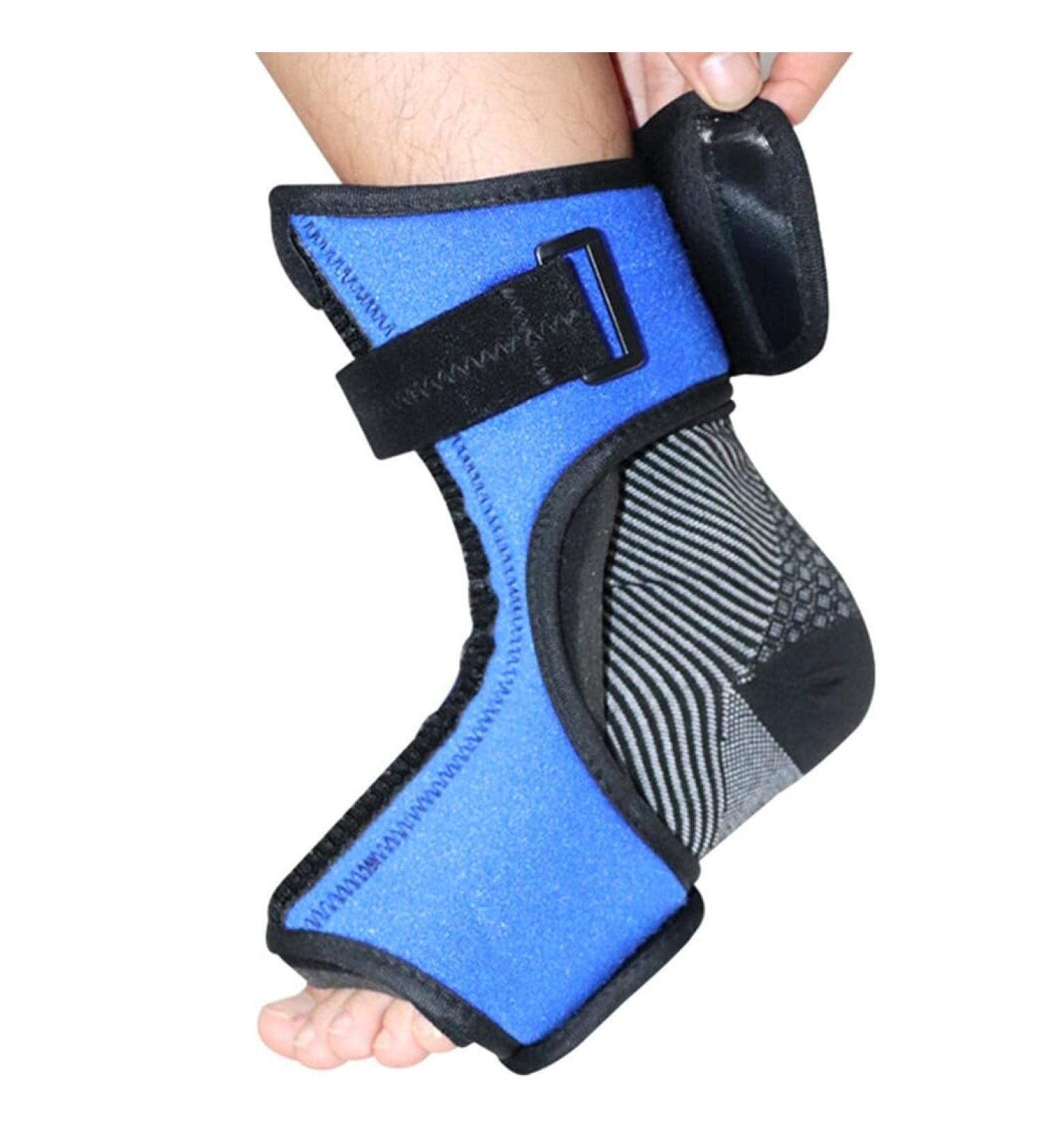 Plantar Fasciitis Night Splint - Comfortable Adjustable Support for Left & Right Foot | Breathable & Fashionable Design for Pain Relief - Buy Online on GoSupps.com