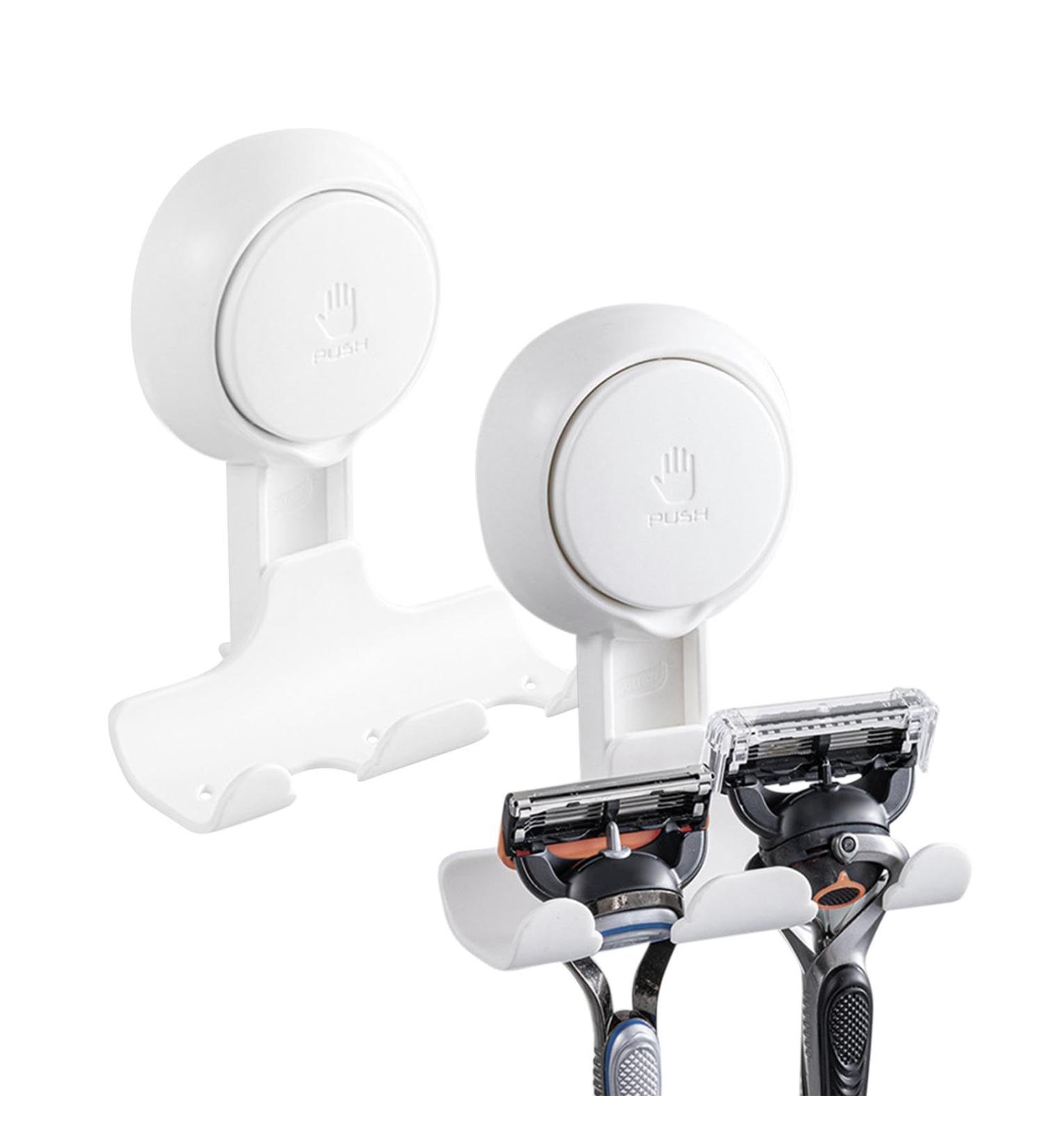 Aeiou Razor Holder Hook | Self-Adhesive Shower Hooks for Shaving Towels & More Reusable & Durable - Buy Online on GoSupps.com