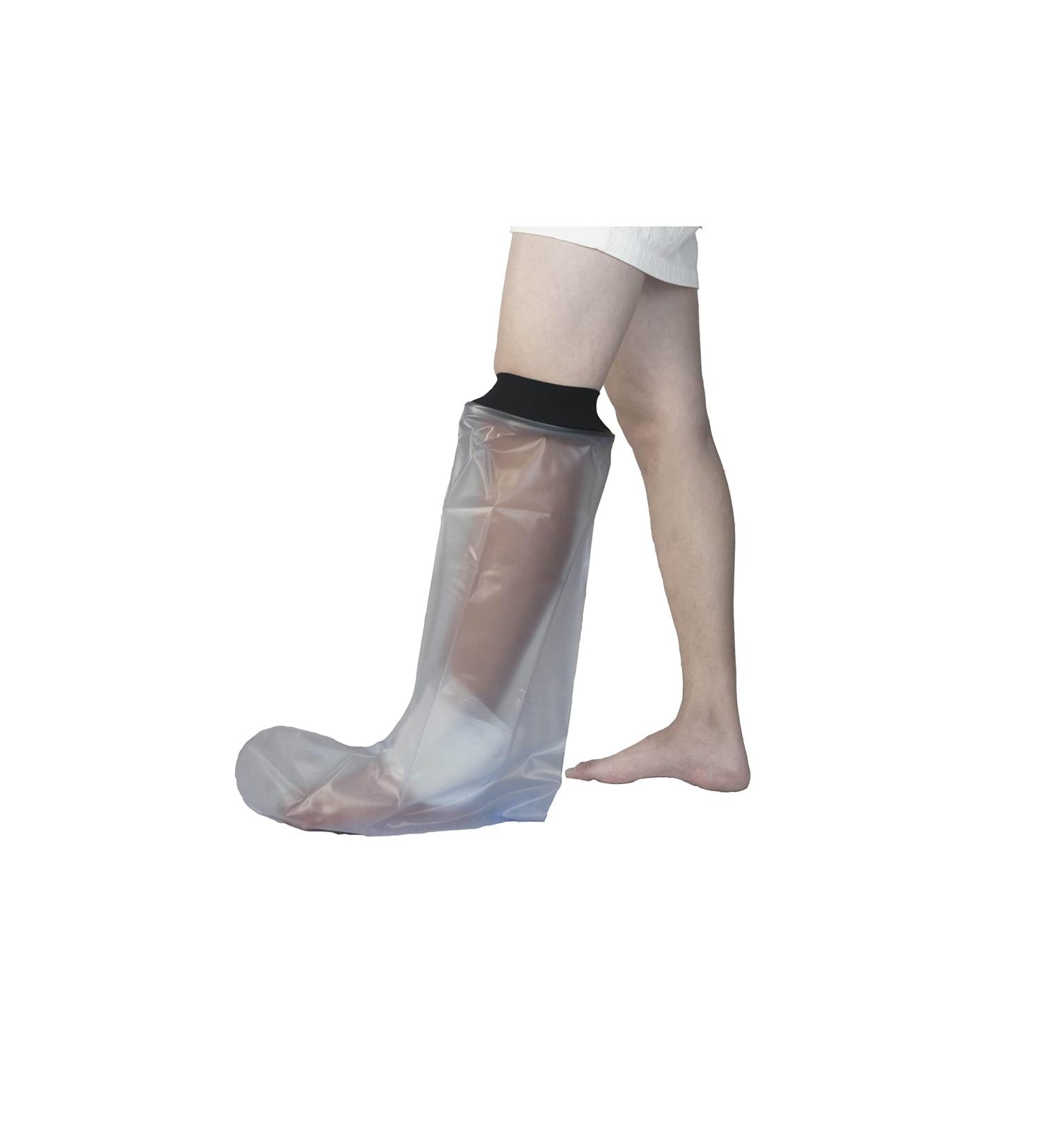 Waterproof Leg Cast Cover for Adults - Shower Protector for Broken Legs, Wounds, and Burns - Reusable, Watertight, and Sealed - Keeps Plasters and Bandages Dry - Buy Online on GoSupps.com