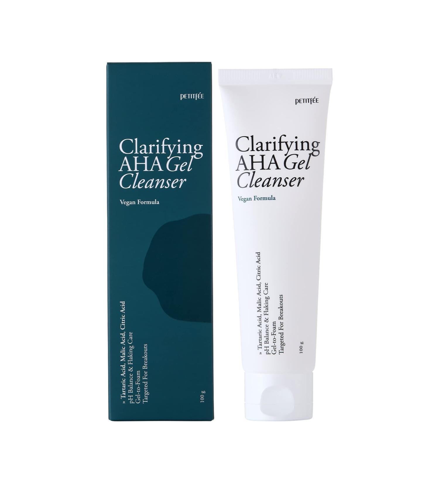 Petitfee Clarifying AHA Gel Cleanser 100g - Deep Cleanse & Refresh Your Skin | International Shipping Available - Buy Online on GoSupps.com