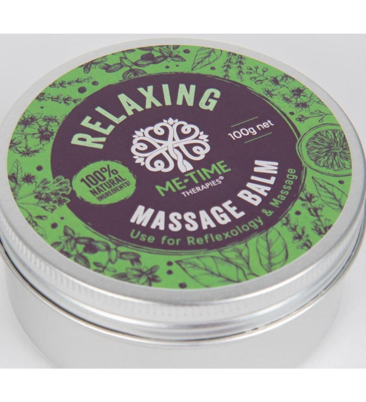 Me Time Relaxing Massage & Reflexology Balm - Lavender Bergamot & Geranium (100g) - Buy Online on GoSupps.com