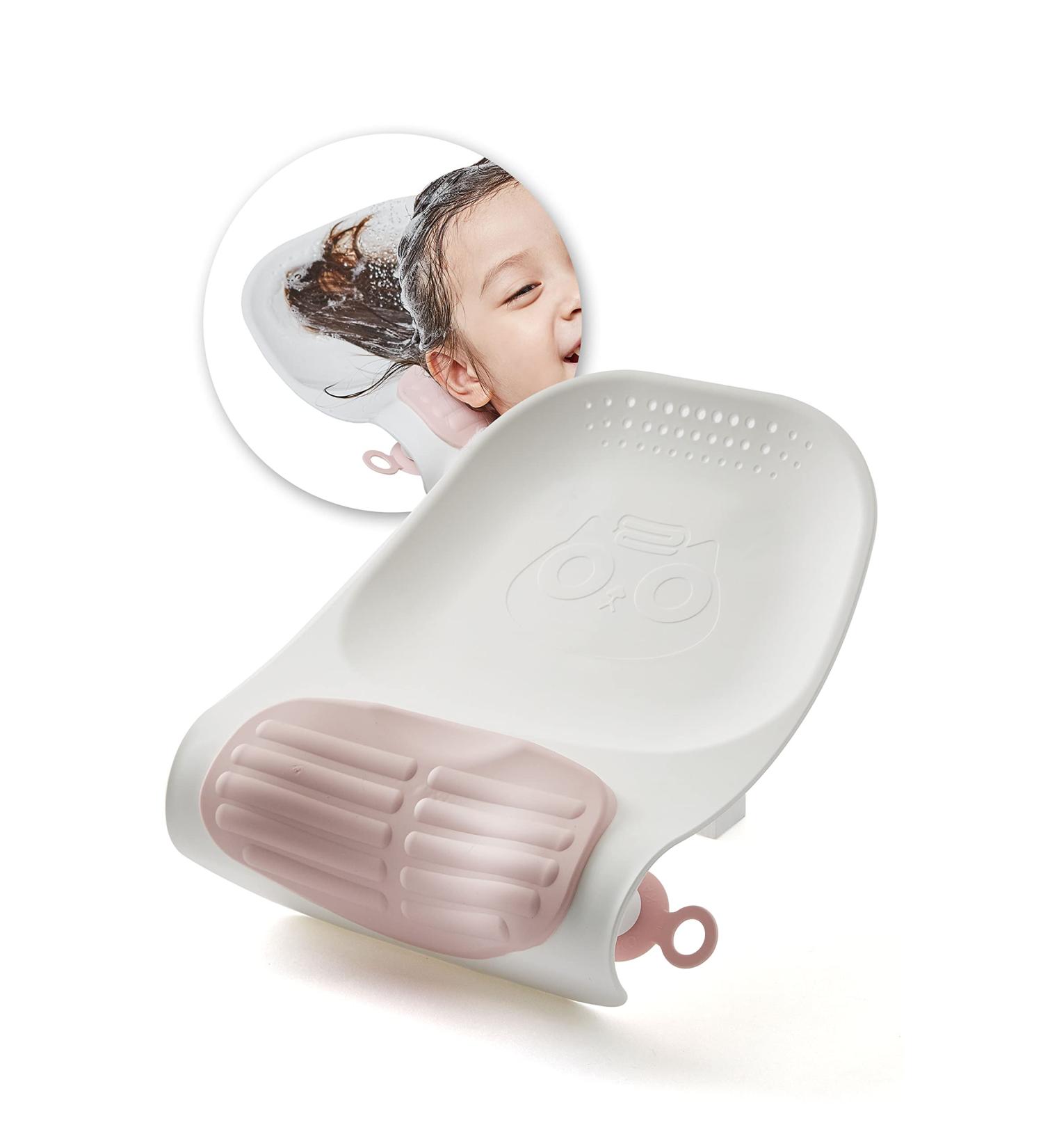 Portable Toyture Shampoo Bowl for Kids, Baby, and Adults in Pink | Tear-Free Hair Washing Basin with Neck Rest | Children's Hair Washing Sink - Buy Online on GoSupps.com