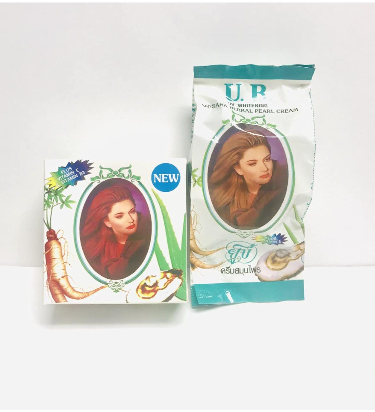 Buy U.B. UV Ginseng Ginsara Herbal Pearl Cream with Vitamin E & B3 | International Shipping Available - Buy Online on GoSupps.com