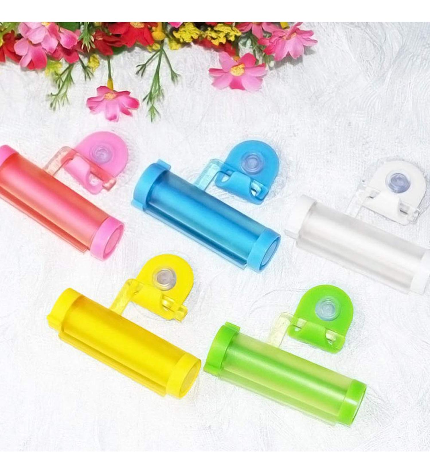 5pcs Multifunction Squeezer Plastic Rolling Tube Tooth Paste Squeezer Useful Toothpaste Dispenser Tube Easy Bathroom Holder - Buy Online on GoSupps.com