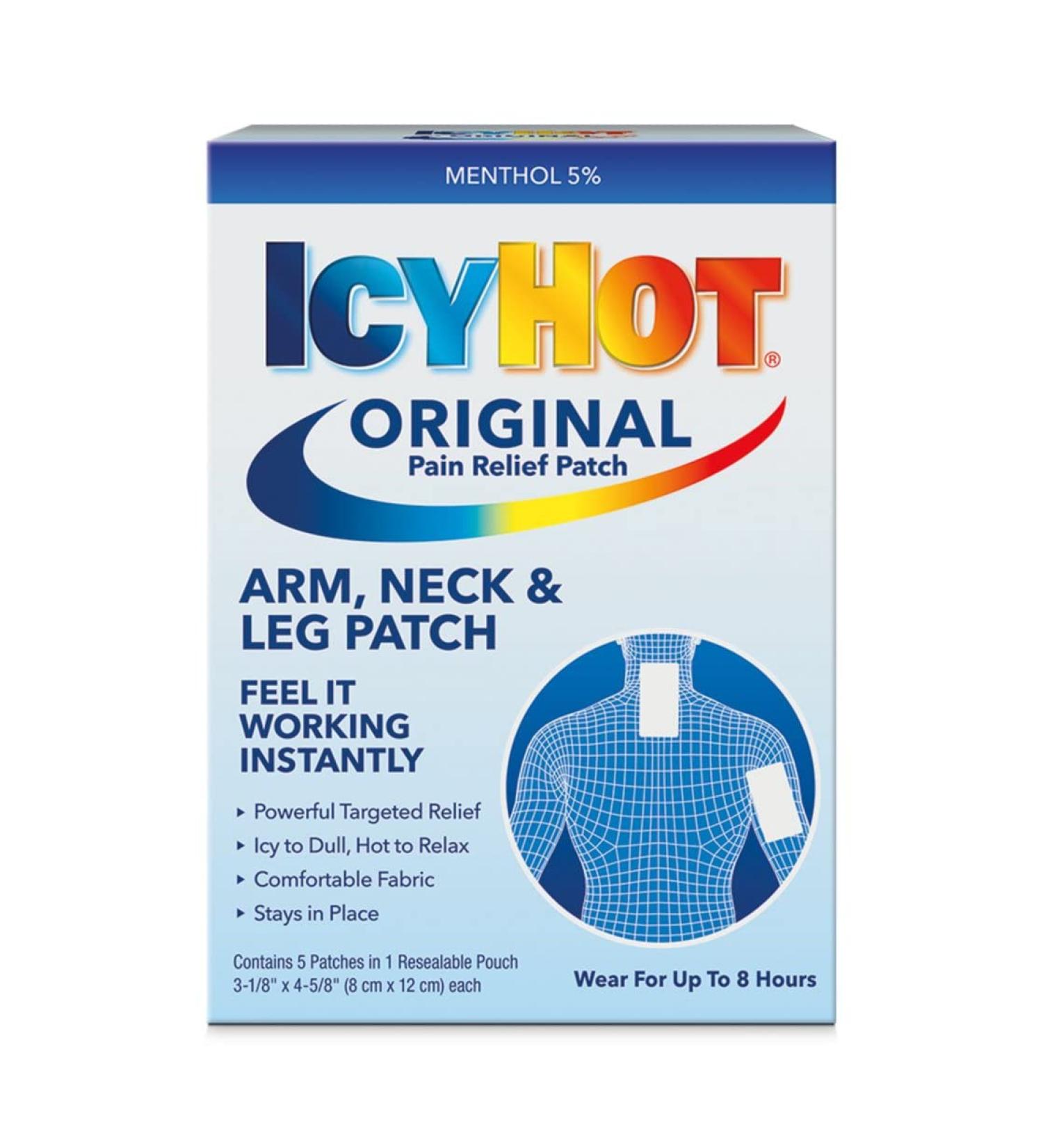 Icy Hot Medicated Patch Value Pack - 20 Patches - Buy Online on GoSupps.com