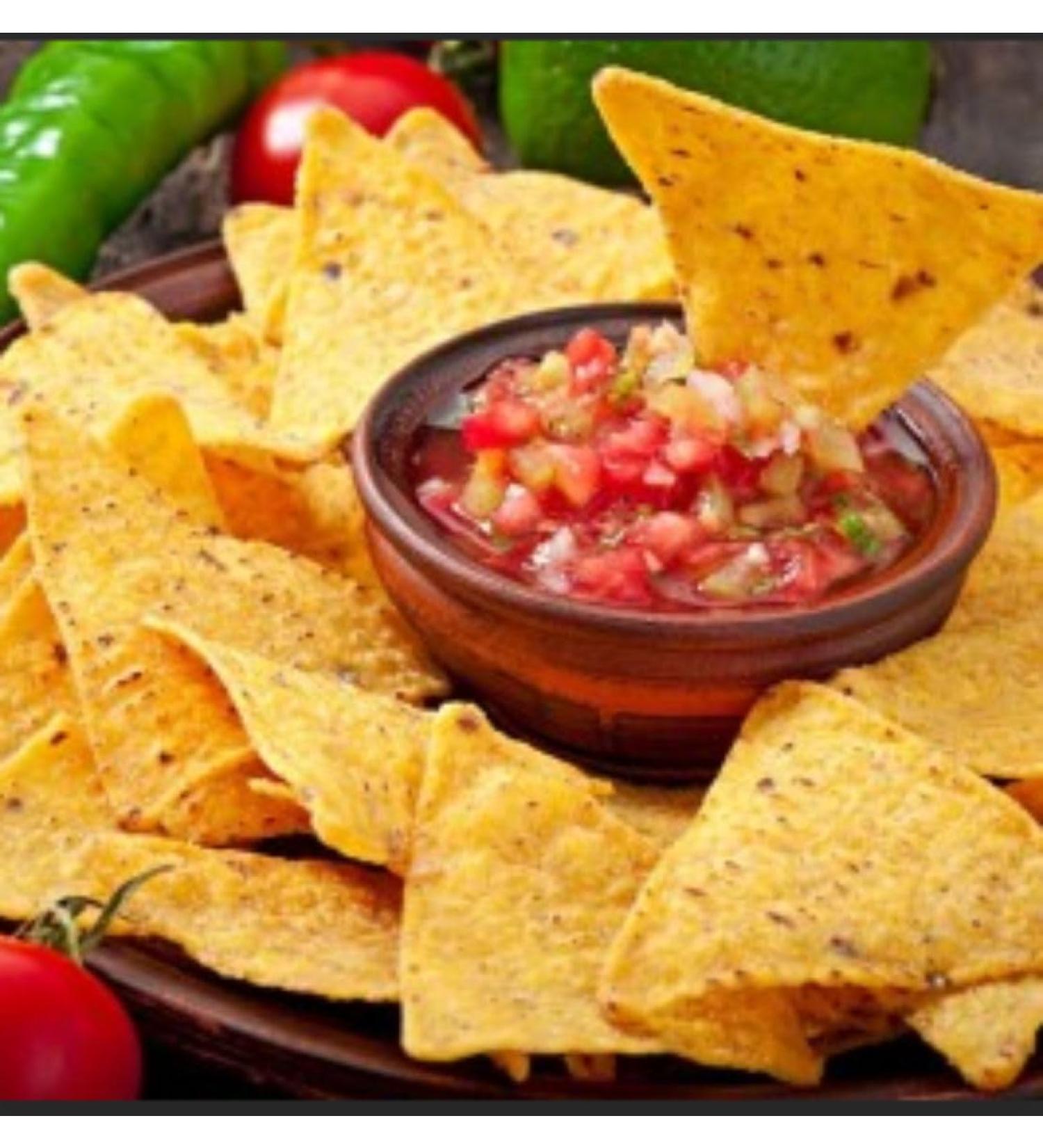 La Mexicana Salted Tortilla Chips 3x500g. Triangle Tortilla Chips