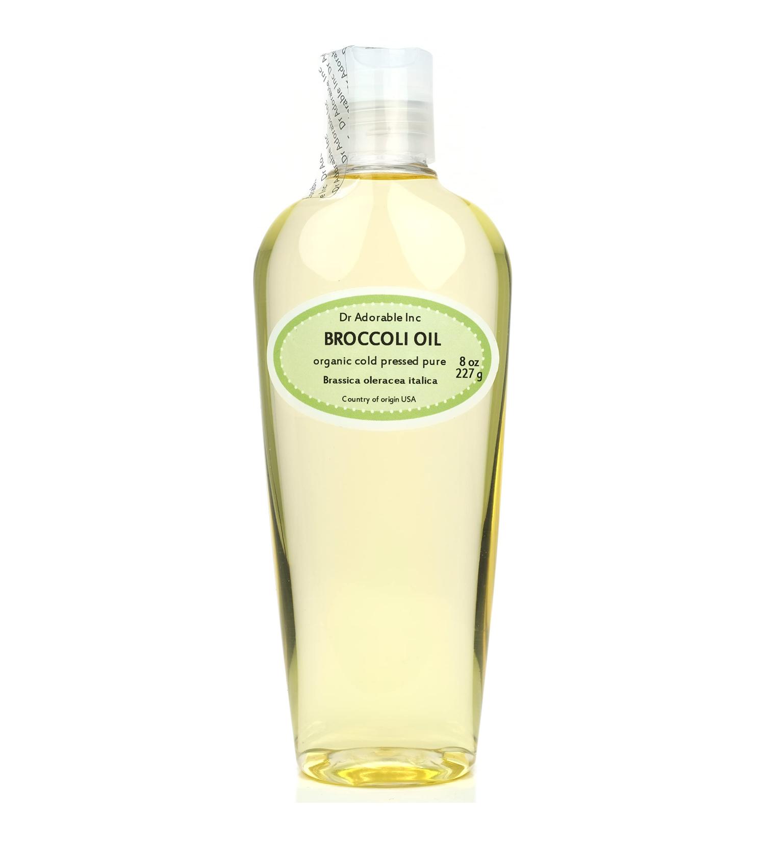 Dr Adorable - 8 oz - Broccoli Seed Oil - 100% Pure Natural Organic Cold Pressed - Buy Online on GoSupps.com