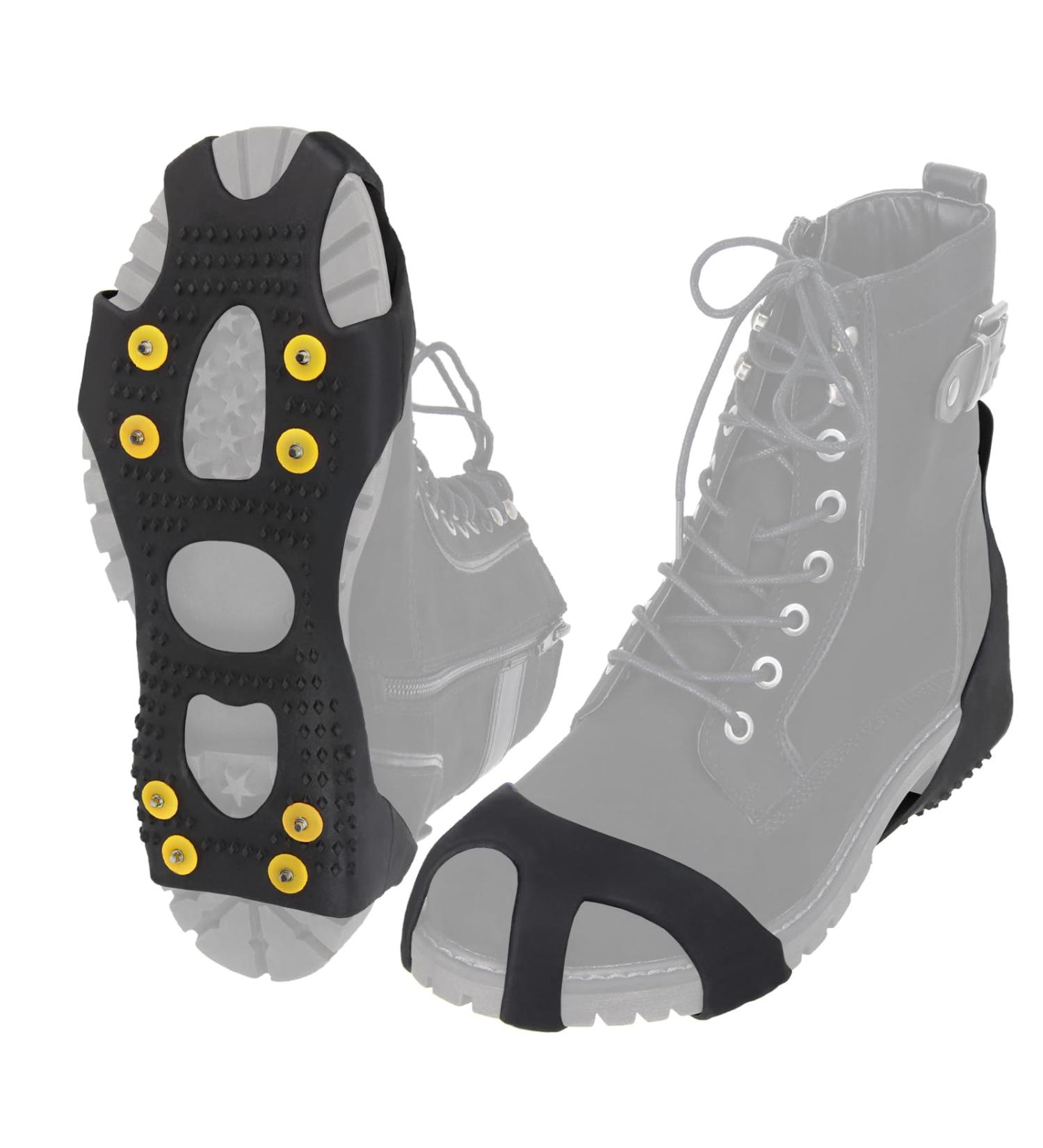 Alpidex Anti-Slide Shoe Spikes | Replacement Ice Grips for Size 35-47 | Ideal for Hiking & Winter Walking - Buy Online on GoSupps.com