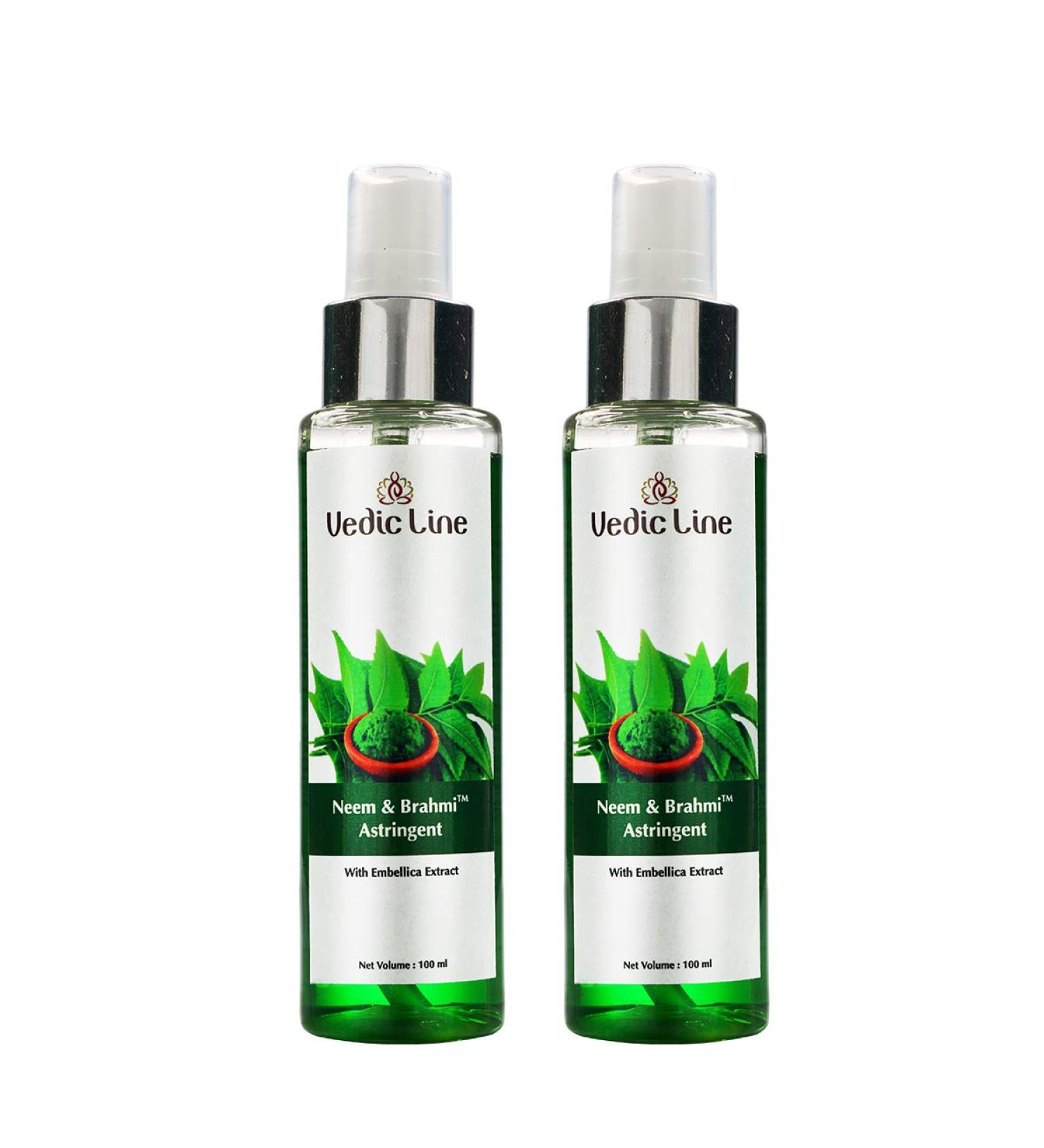 Buy Astringent - Neem & Brahmi 100ml | Natural Skincare for All Skin Types | Free Worldwide Shipping - Buy Online on GoSupps.com