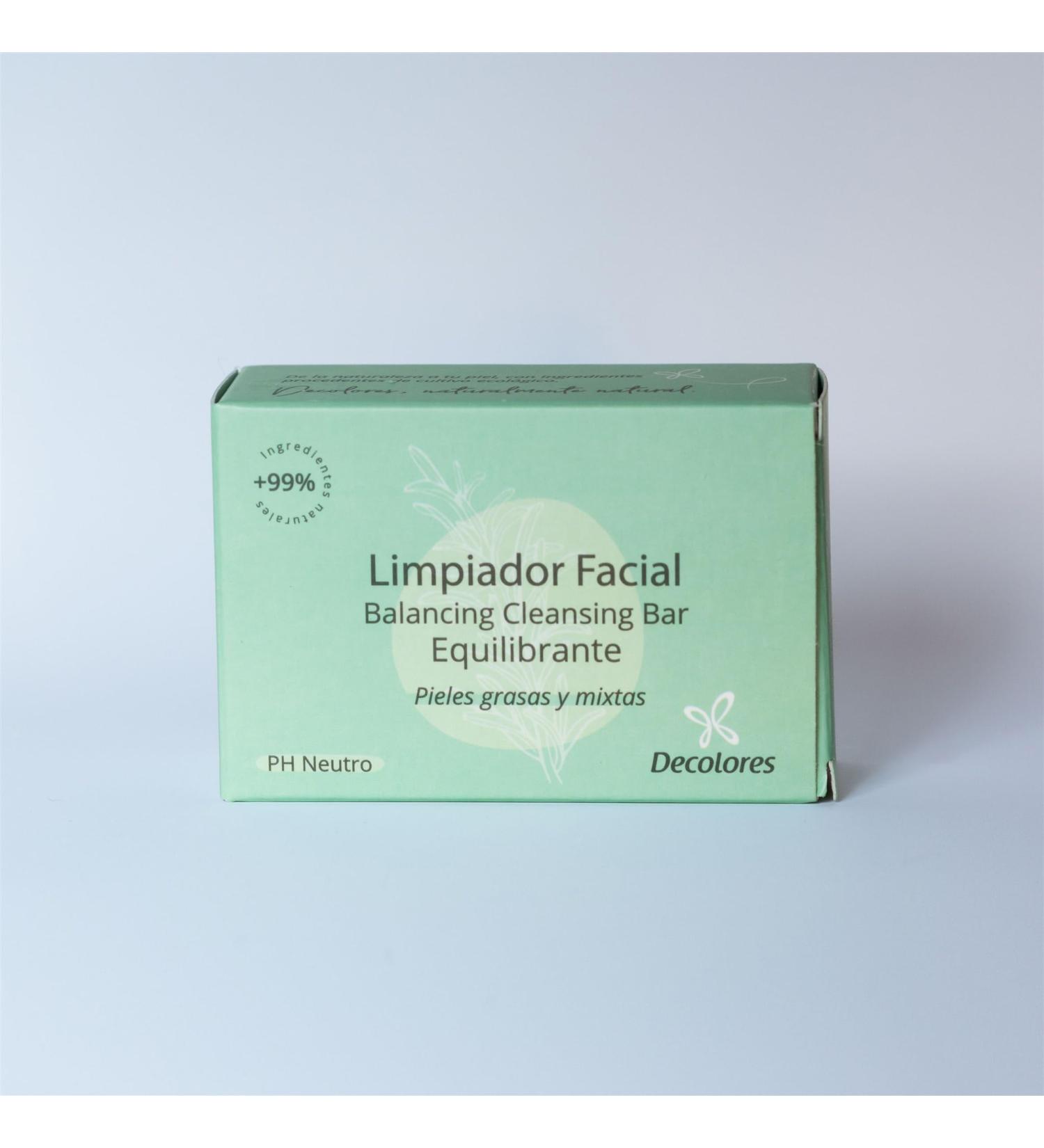  Decolores Decolores - Solid facial cleanser - for oily skin - 80 g - tablet - 100% natural - with CBD - Regulates sebum - Sulfate free - Soap free - Ecological - Buy Online on GoSupps.com