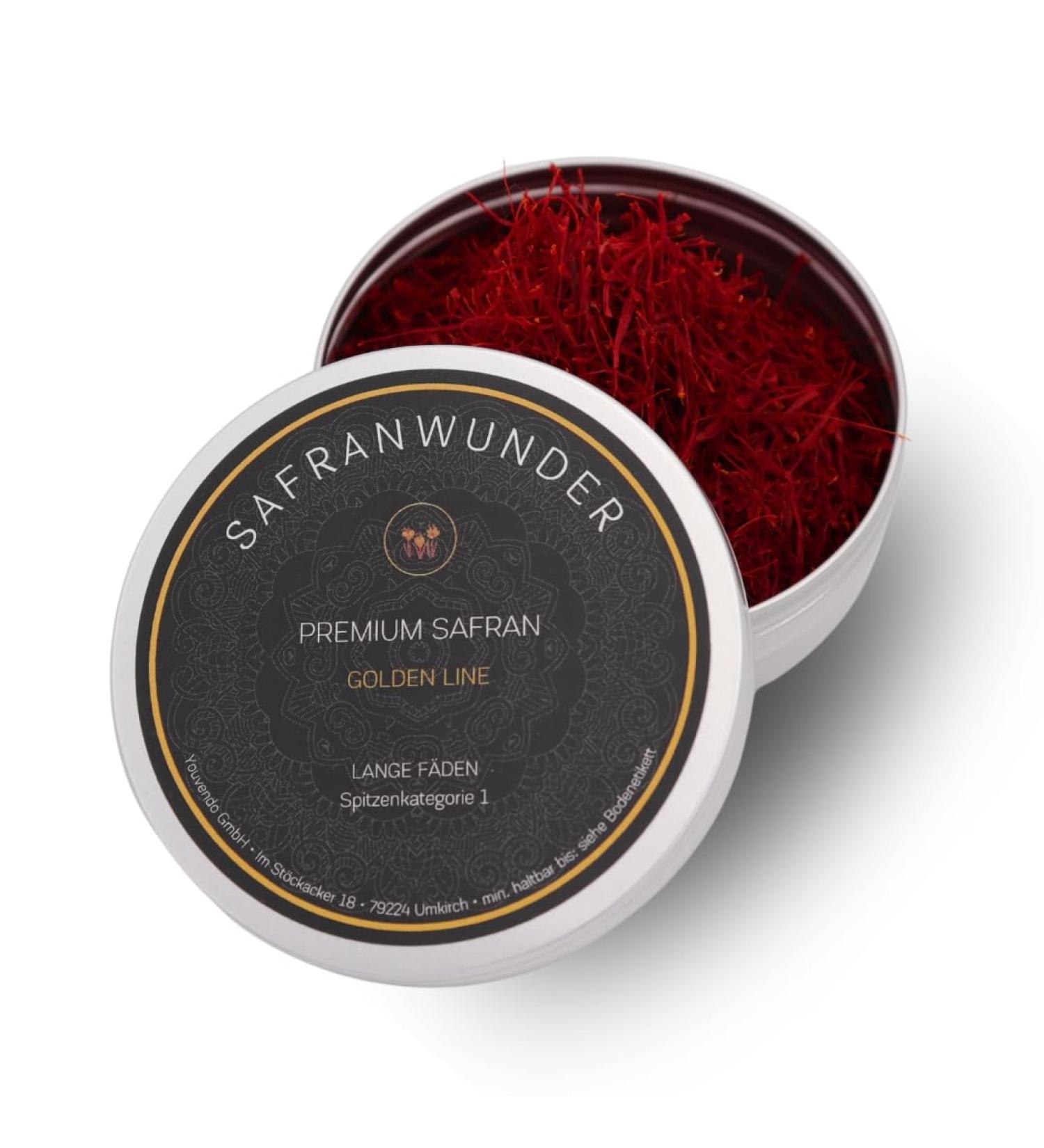Premium Saffron Threads 5g | Class 1 Super Negin - Highest Quality Saffron for Cooking & Baking - Buy Online on GoSupps.com