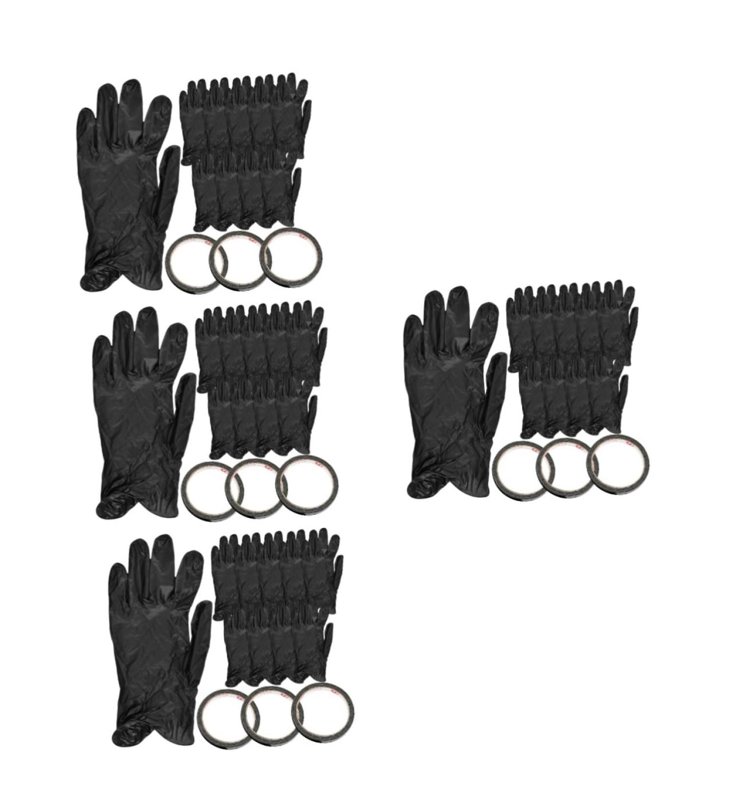 FRCOLOR 4 Sets Gel Nail Lamp Gloves Disposable Glove Manicures Gloves Fingerless Uv Gloves Nail Art Supplies Gloves for Gel Nails Hand Uv Protection Gloves Accessories Paper Anti-uv - Buy Online on GoSupps.com