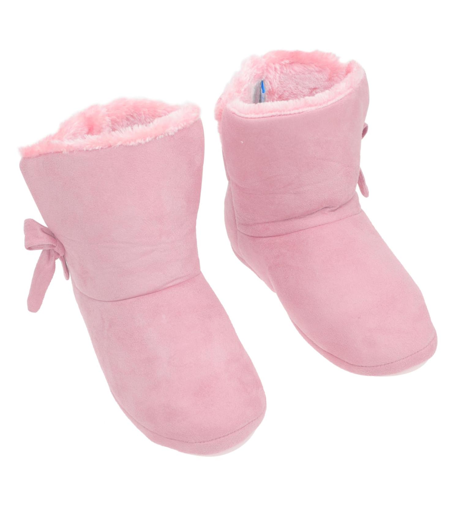 Ultechnovo Portable Winter Foot Warmers - Electrical Shoes with Massage Washable Fur Boots for Office Use | 1 Set Foot Warmer 26x18cm - Buy Online on GoSupps.com