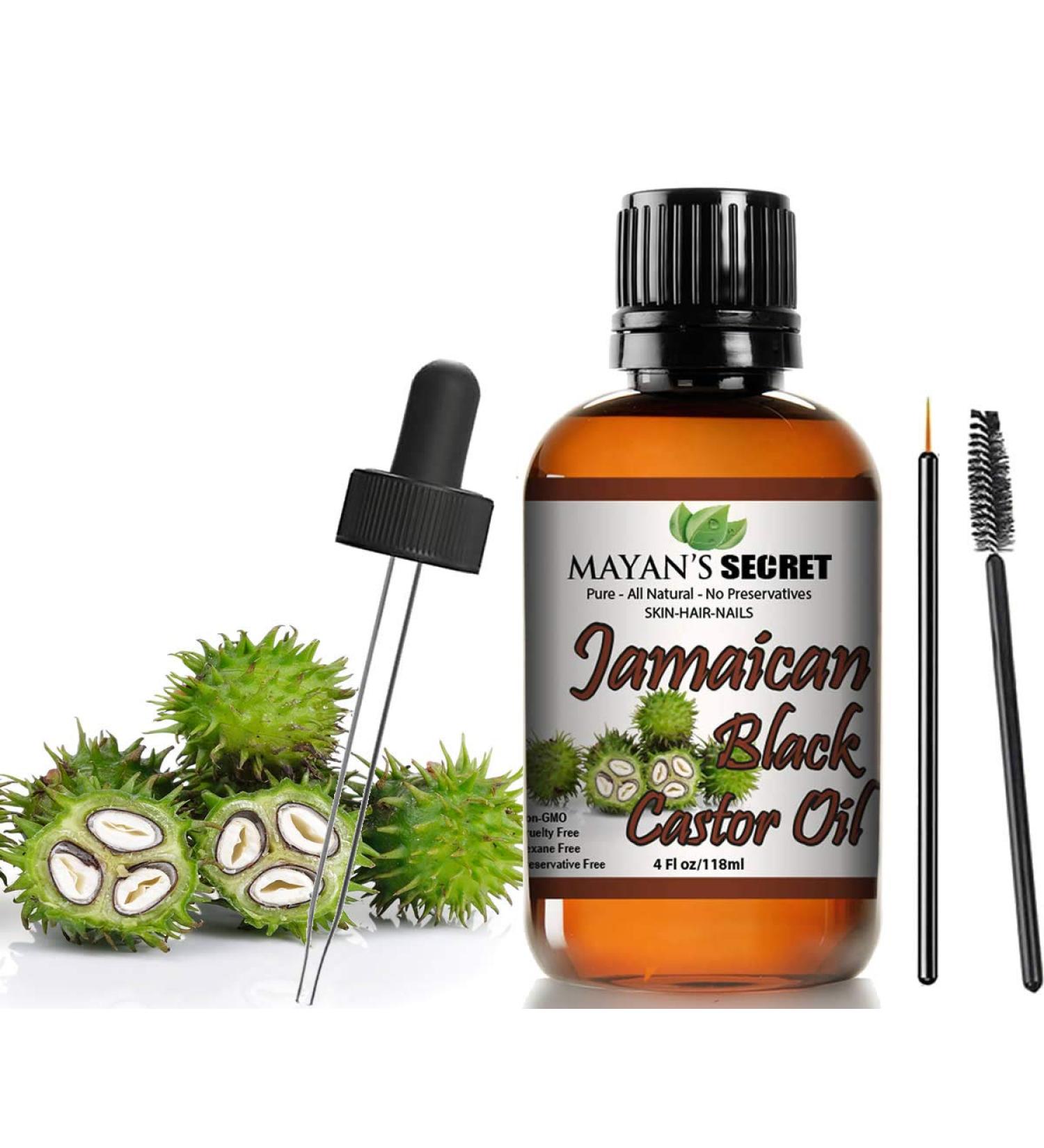 Mayan's Secret Jamaican Black Castor Seed Oil Serum - 100% Natural & Pure for Hair and Skin Care - Buy Online on GoSupps.com
