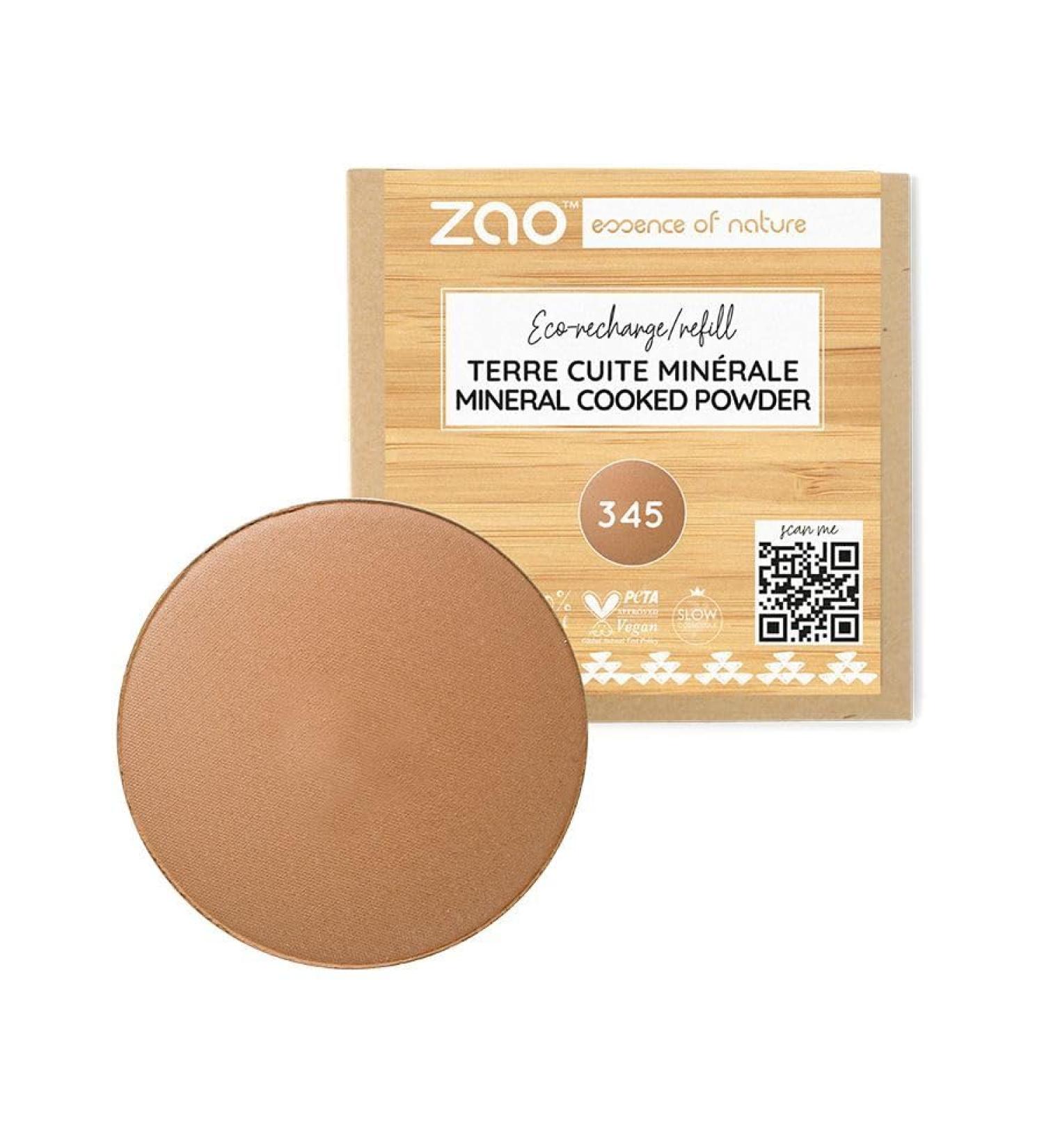 Zao Refill Mineral Powder Copper Red 345* - Buy Online on GoSupps.com