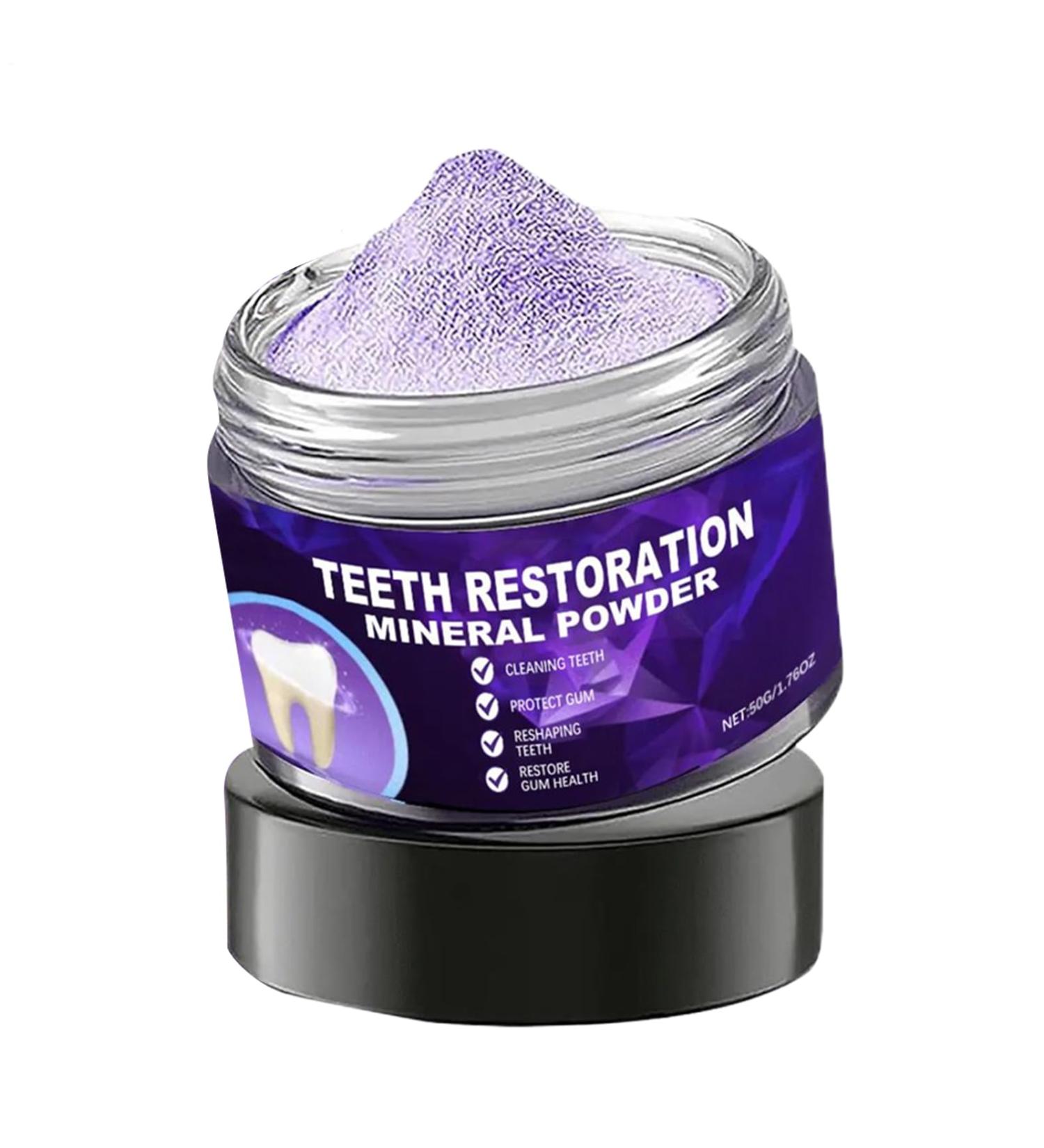  Amesor Tooth Powder Oral Hygiene - Immediate Action 50g Tooth Powder for Home Bathroom Daily Routine Travel Women Men - Buy Online on GoSupps.com