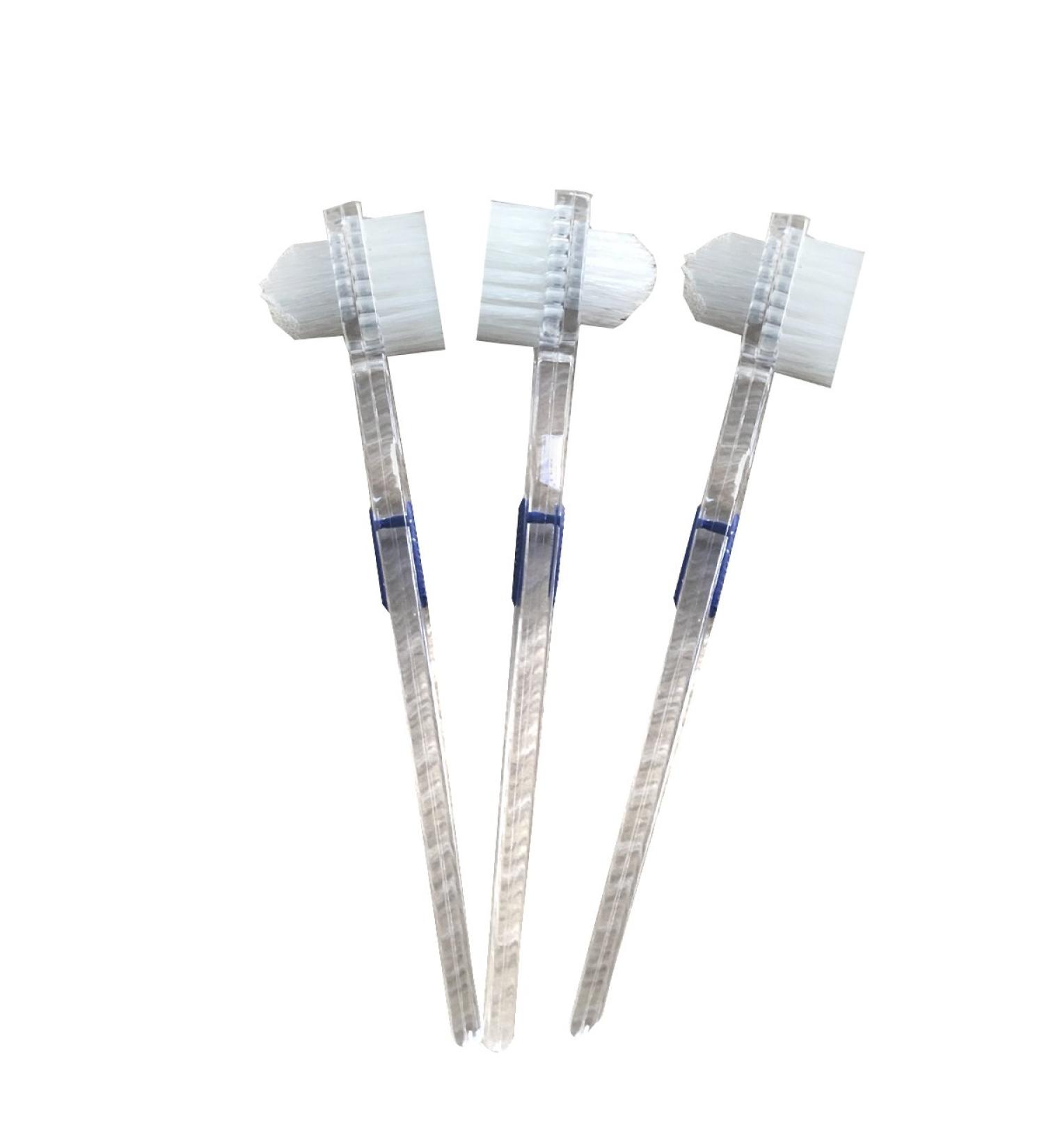 ROSENICE Double-Sided Toothbrush for Dentures - 3 Pack | Gentle Cleaning for Third Teeth | International Shipping Available - Buy Online on GoSupps.com