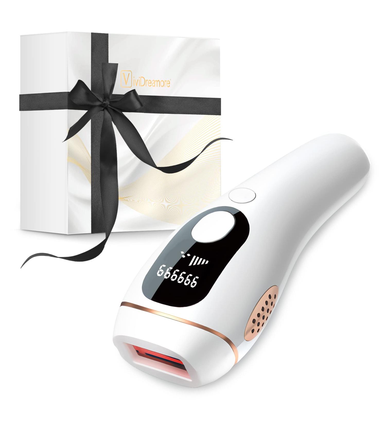 IPL Laser Hair Removal Device | FDA Cleared, Permanent, Painless | 999999 Flashes | Dual Mode for Women - Armpits, Legs, Arms, Bikini Line, Back | 22J Maximum Energy - Buy Online on GoSupps.com