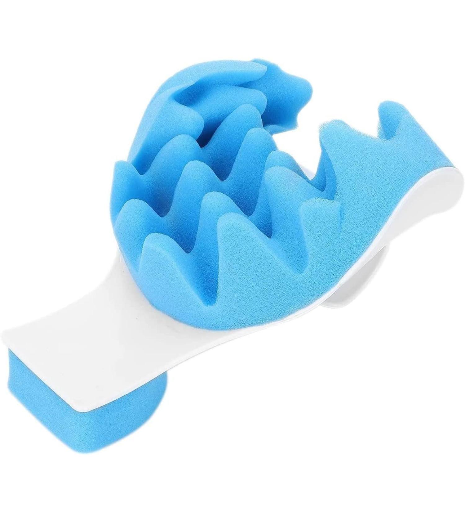 Neck Relaxer & Cervical Traction Pillow: Portable Orthopedic Support for Neck Pain Relief & Shoulder Massage - Buy Online on GoSupps.com