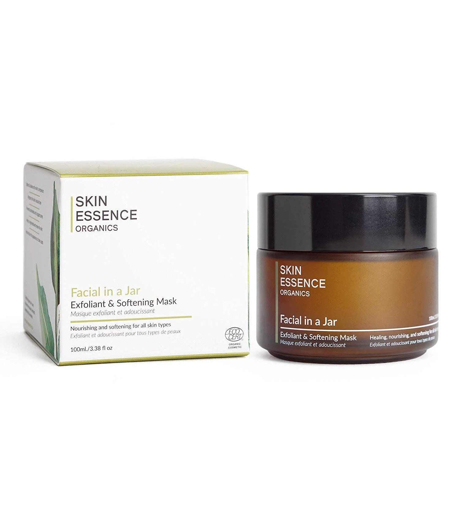 Skin Essence Organics Facial in a Jar - Exfoliant & Softening Mask for Radiant Skin | International Shipping Available - Buy Online on GoSupps.com