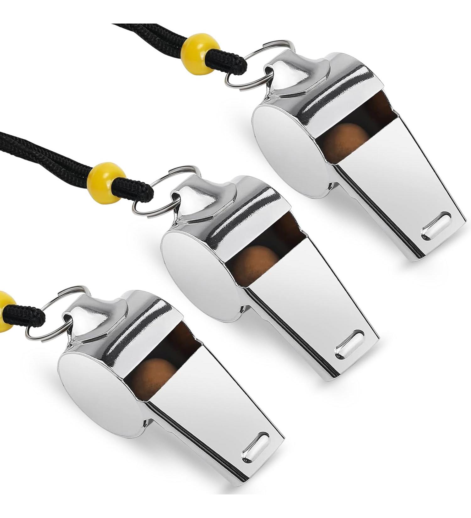 Willight 3-Piece Stainless Steel Trill Whistles | Loud Sports Pipes for Coaches & Referees | International Shipping - Buy Online on GoSupps.com