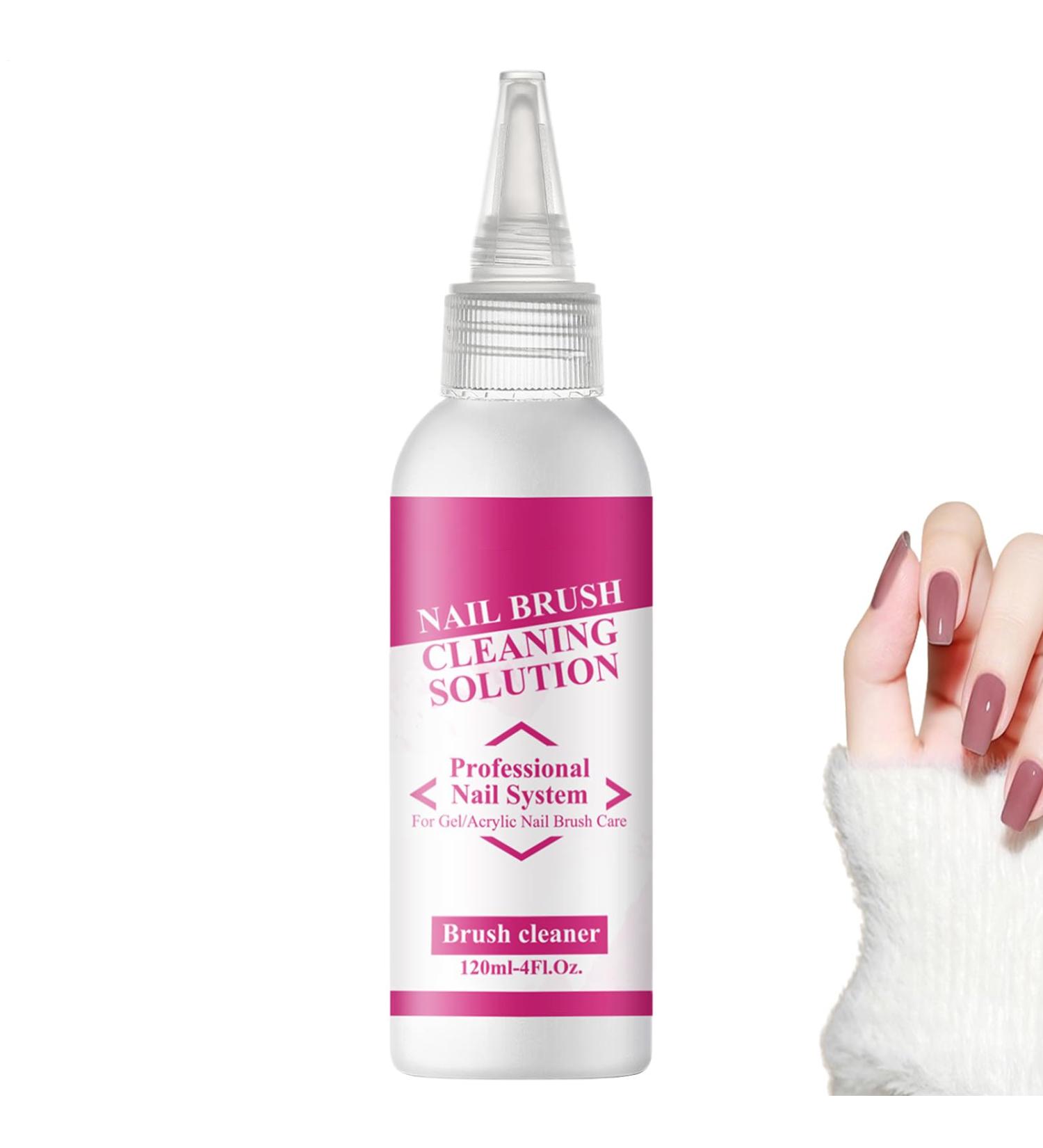 Gel nail glide solution 120ml nail brush cleaner | Manicure brush cleaner for professional salons women's salons competitions. You guarantee... - Buy Online on GoSupps.com