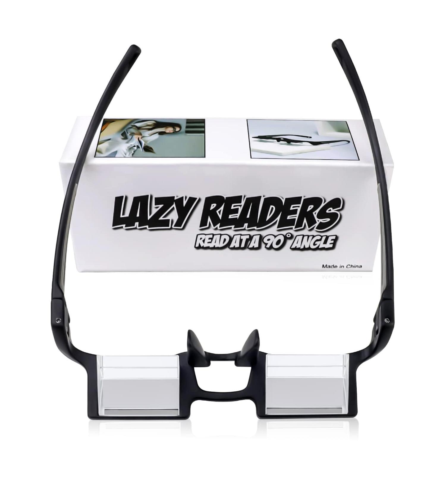 OKCSC Lazy Reading Glasses - Thinner Horizontal HD Design for Comfortable Reading & TV Viewing at 90 Angle - Buy Online on GoSupps.com