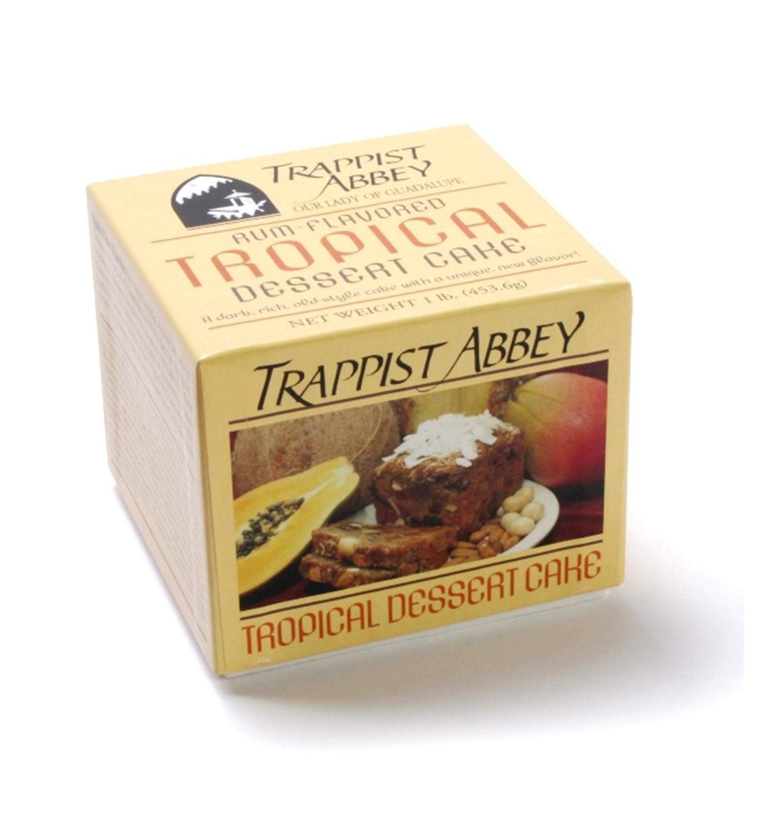 Trappist Abbey Monastery Rum Cake with Tropical Fruits & Nuts (1 lb) - Handmade by Monks - Buy Online on GoSupps.com