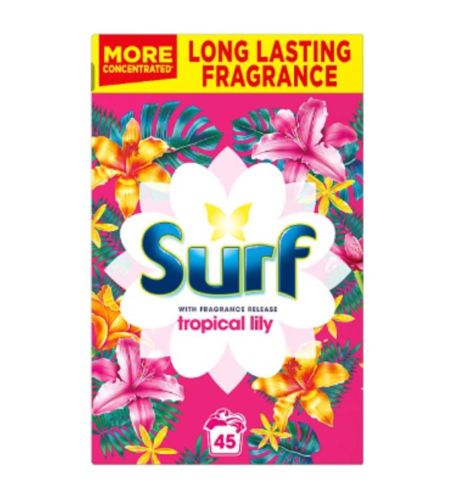 Surf Tropical Lily Laundry Powder 2.25 kg x Case of 4