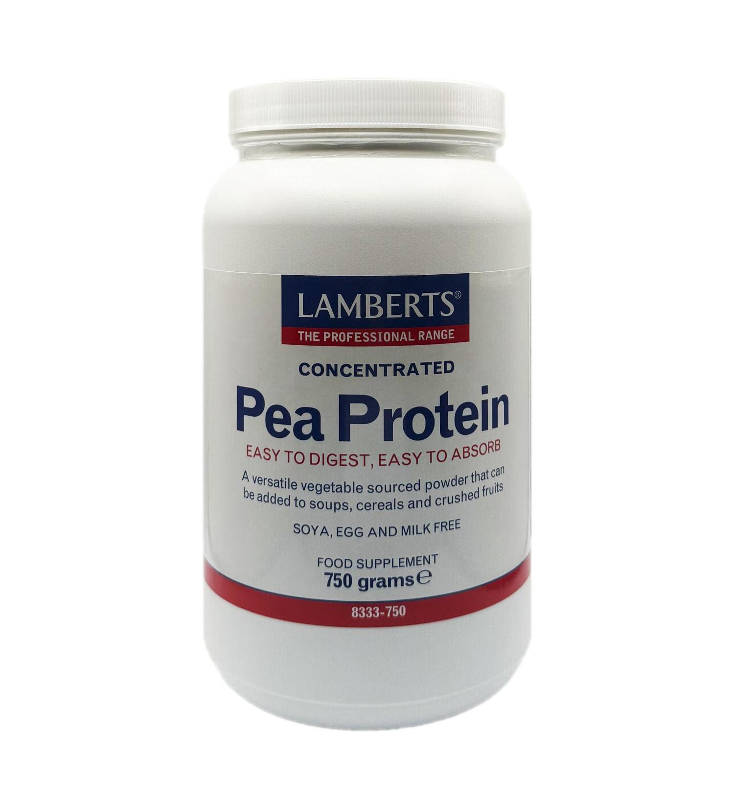 Buy Concentrated Pea Protein 750g - High Protein Vegan Gluten-Free | International Shipping Available - Buy Online on GoSupps.com
